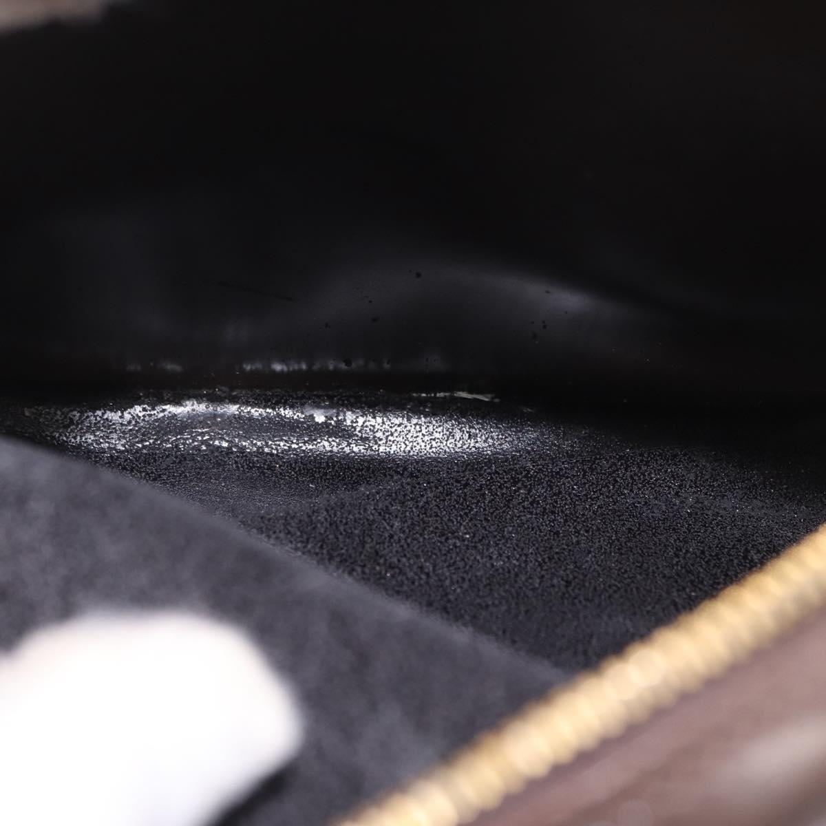 GUCCI Body Bag PVC Brown Gold 003 2113 Auth 190556