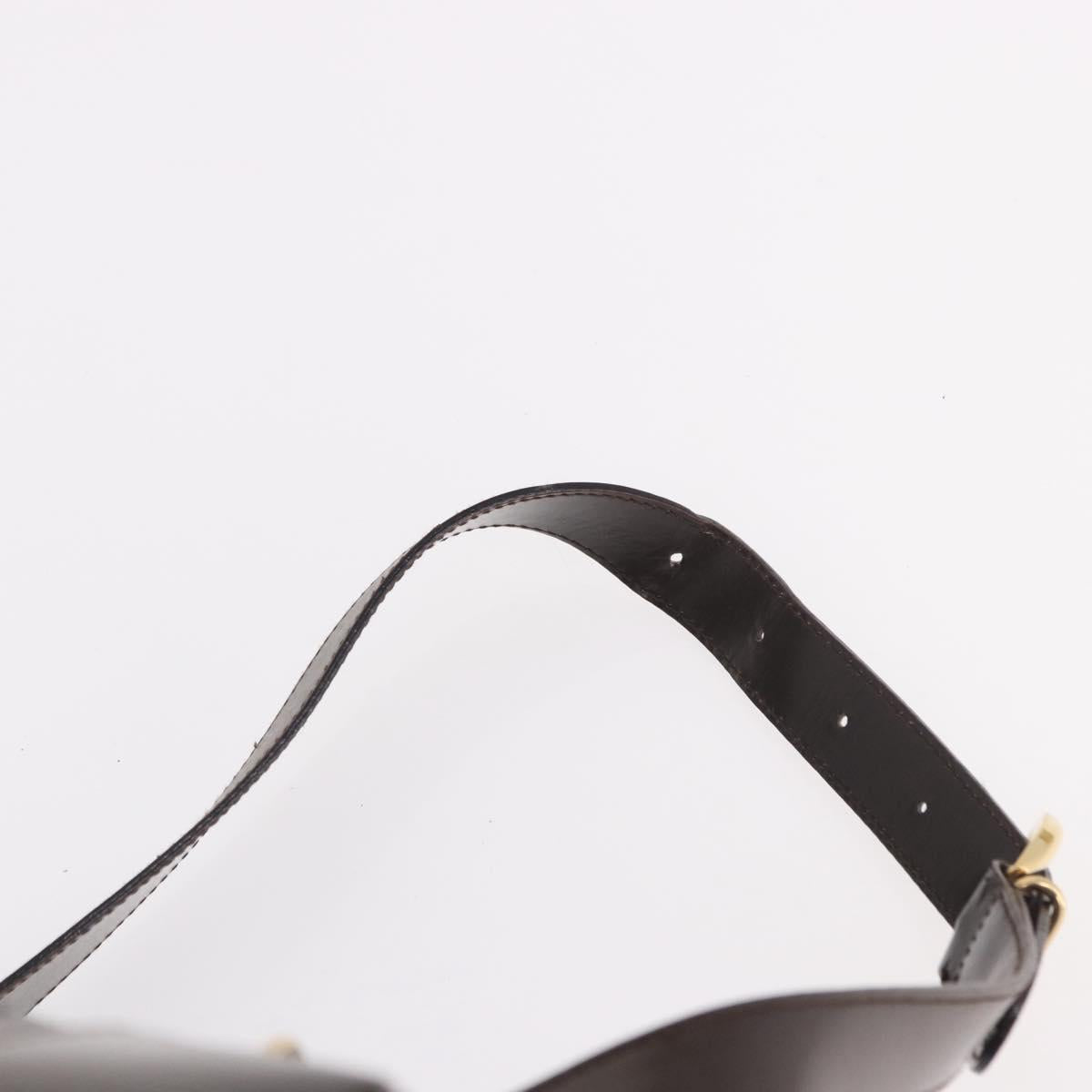 GUCCI Body Bag PVC Brown Gold 003 2113 Auth 190556