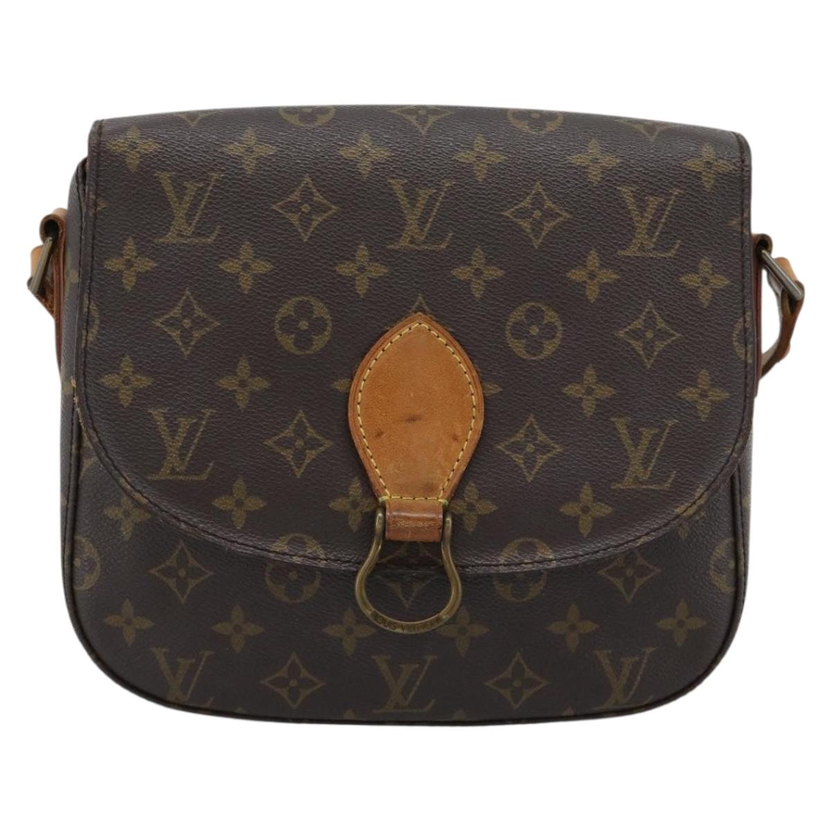 LOUIS VUITTON Monogram Saint Cloud GM Shoulder Bag M51242 LV Auth 190601