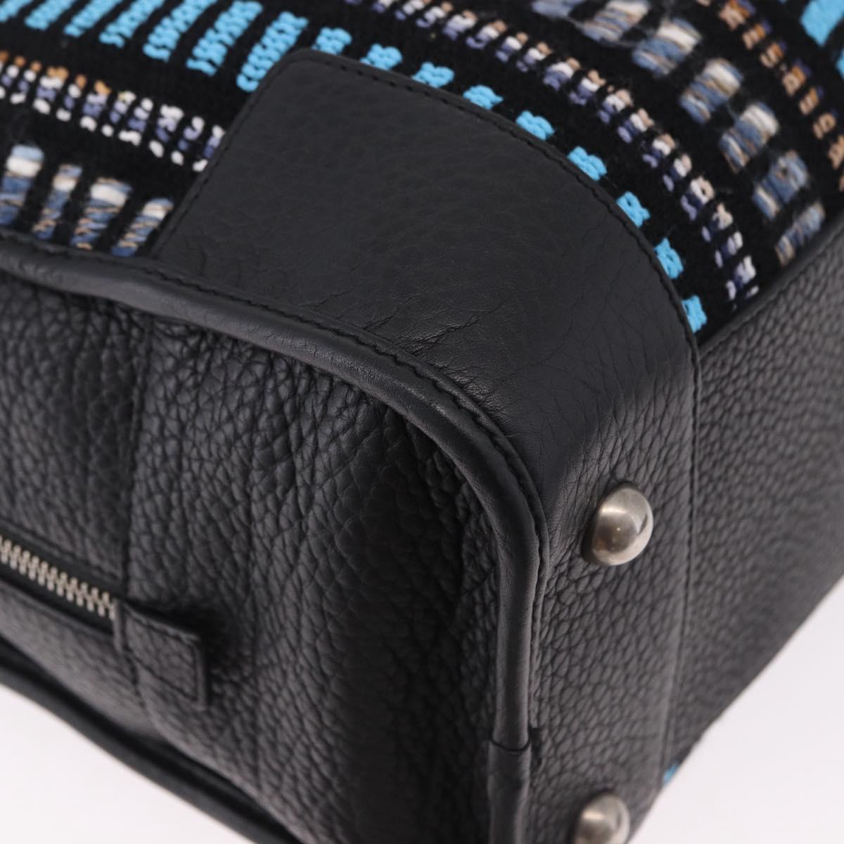 LOEWE Amazona 35 Bag tweed JUNYA WATANABE Collaboration Black Auth 190602SAM