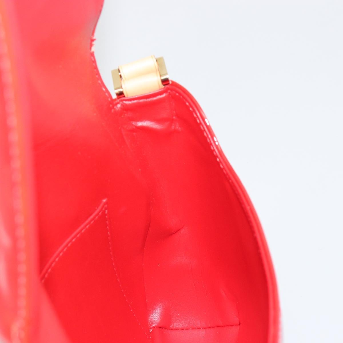 LOUIS VUITTON Monogram Vernis Thompson Street Bag Red Rouge M91094 Auth 190608