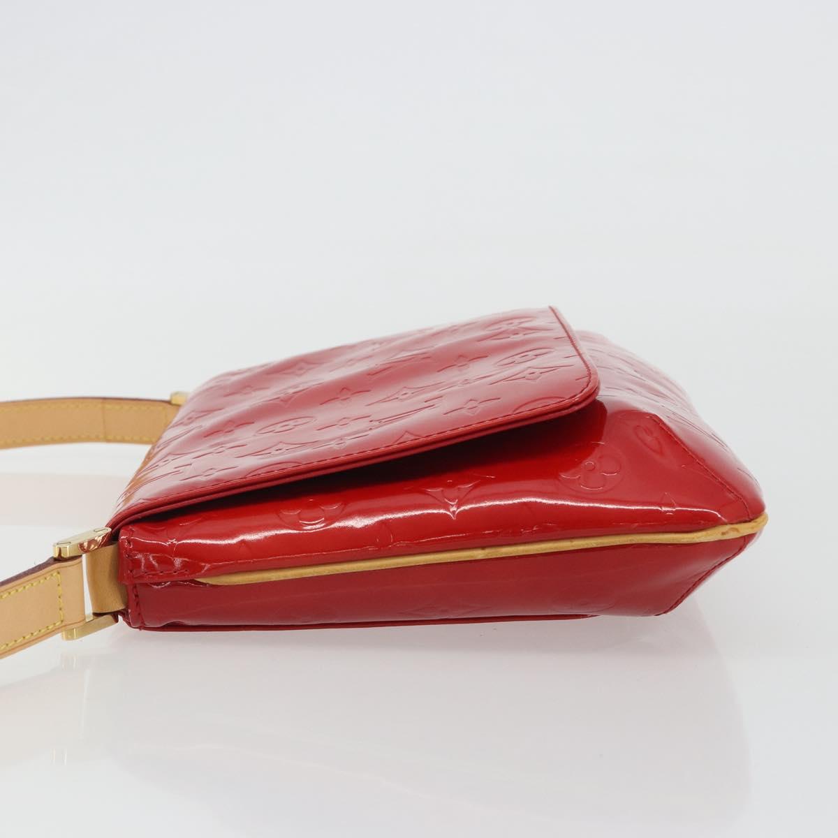 LOUIS VUITTON Monogram Vernis Thompson Street Bag Red Rouge M91094 Auth 190608