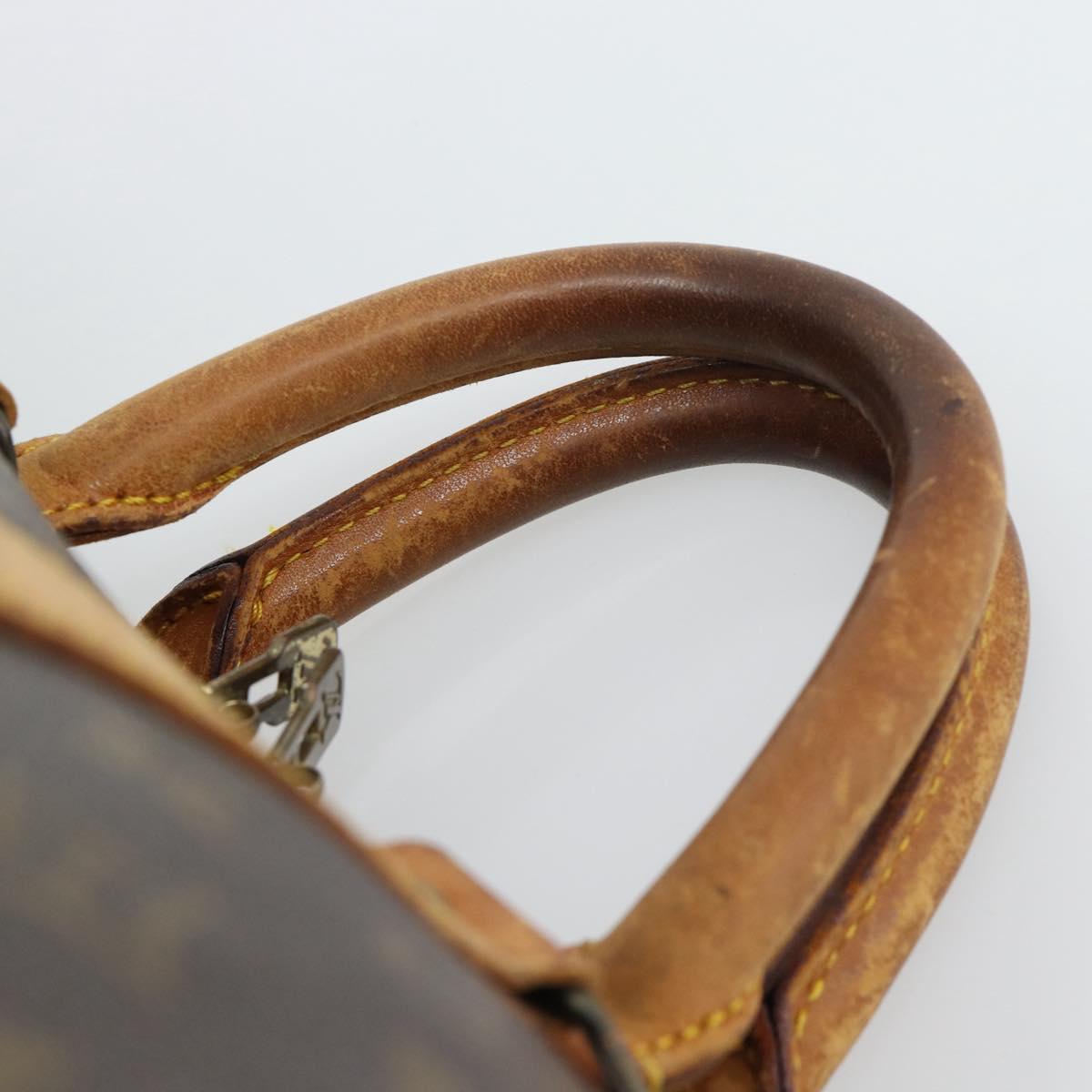 LOUIS VUITTON Monogram Keepall 55 Boston Bag M41424 LV Auth 190609