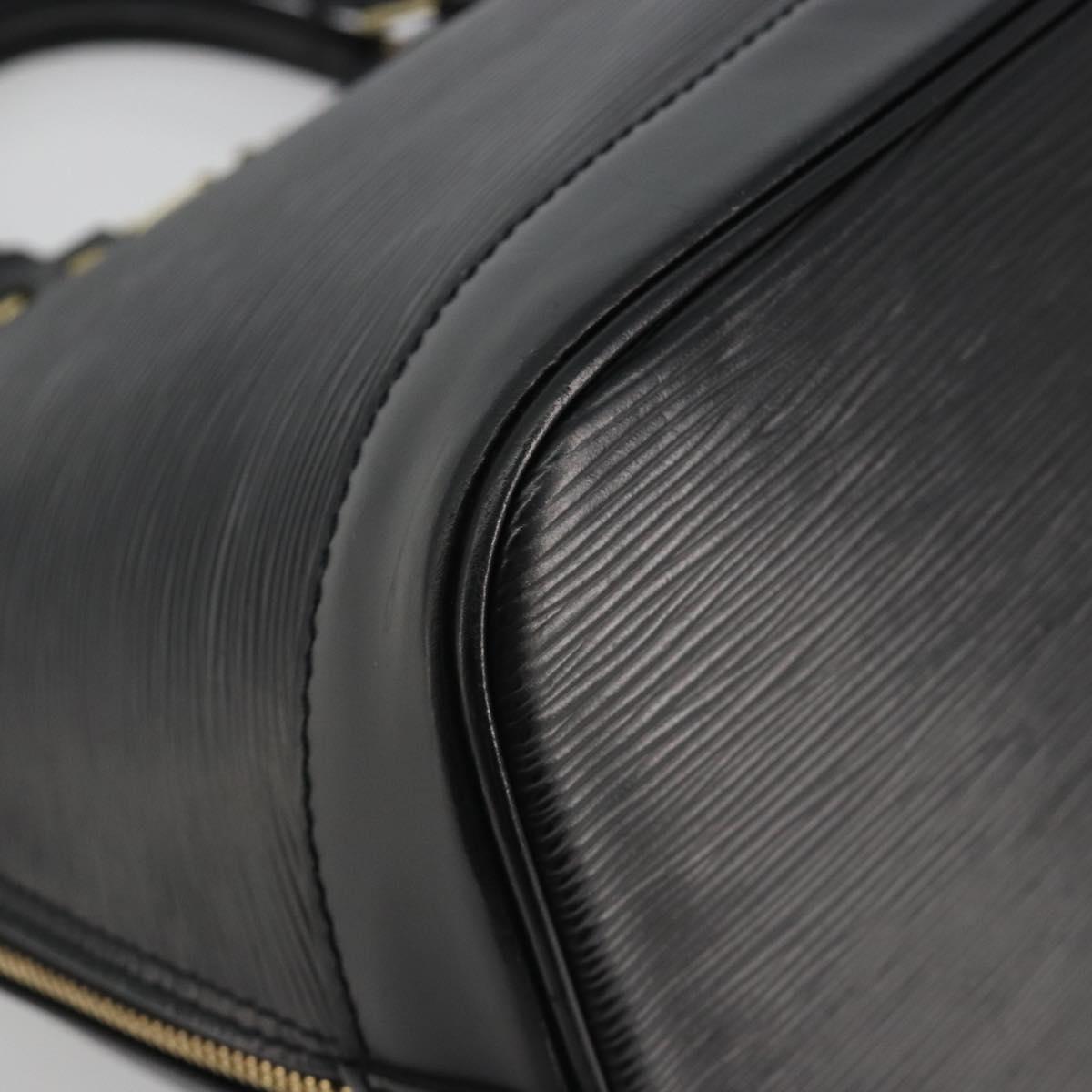 LOUIS VUITTON Epi Alma Hand Bag Noir Black M52142 LV Auth 190623A