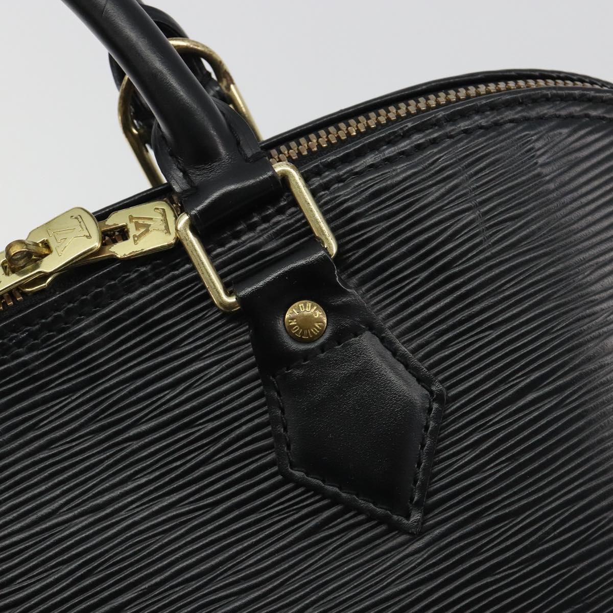 LOUIS VUITTON Epi Alma Hand Bag Noir Black M52142 LV Auth 190623A