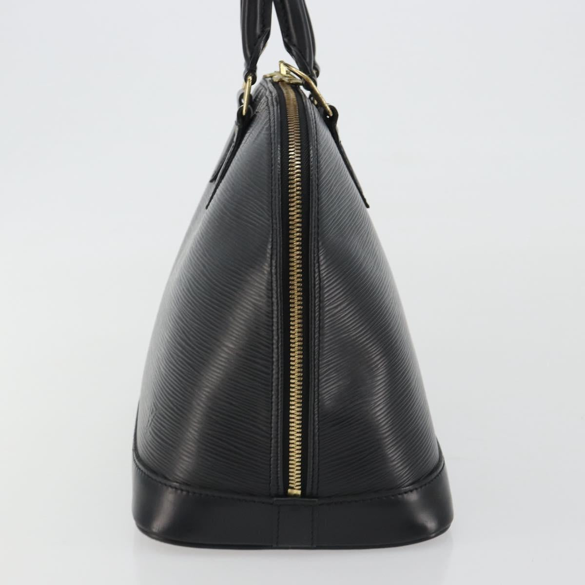 LOUIS VUITTON Epi Alma Hand Bag Noir Black M52142 LV Auth 190623A