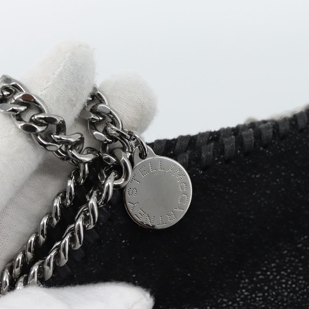 Stella MacCartney Chain Falabella Tiny Bag Polyester 2way Black Auth 190626A