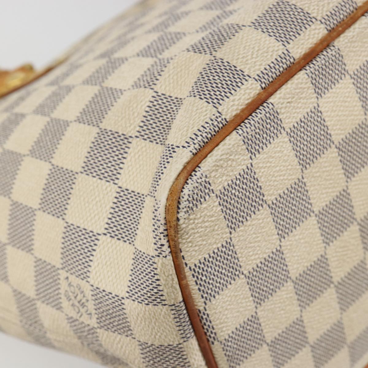 LOUIS VUITTON Damier Azur Saleya PM Tote Bag N51186 LV Auth 190633