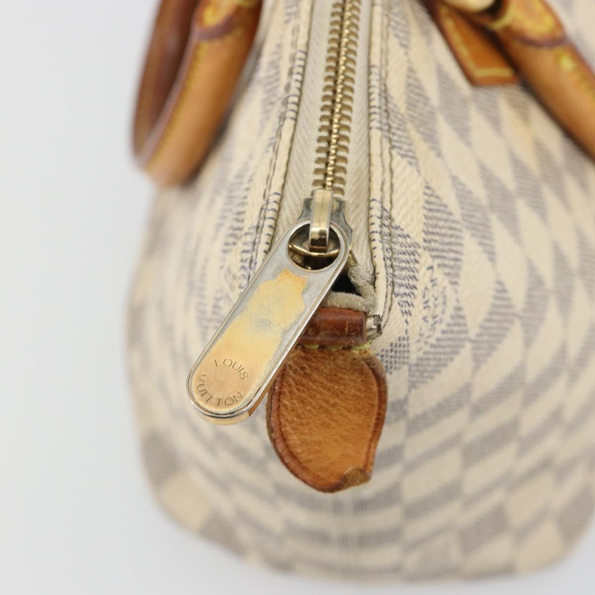 LOUIS VUITTON Damier Azur Saleya PM Tote Bag N51186 LV Auth 190633