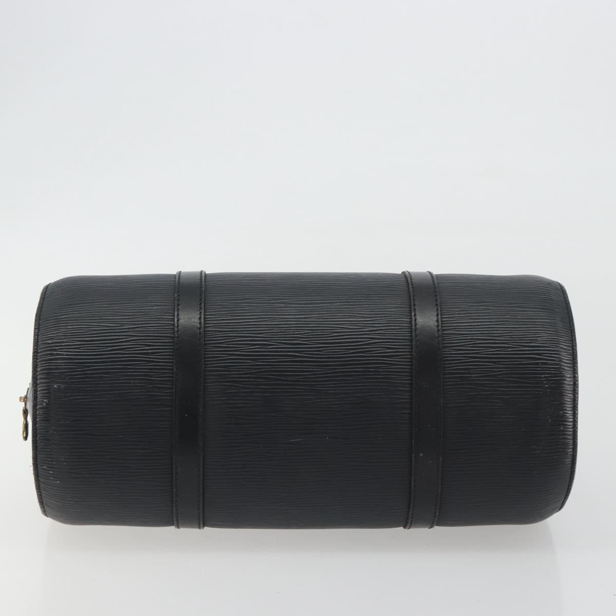 LOUIS VUITTON Epi Soufflot Hand Bag Black M52222 LV Auth 190634
