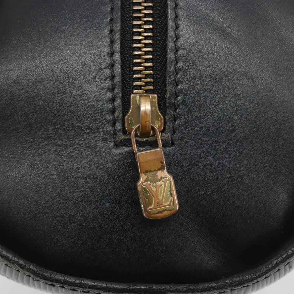 LOUIS VUITTON Epi Soufflot Hand Bag Black M52222 LV Auth 190634