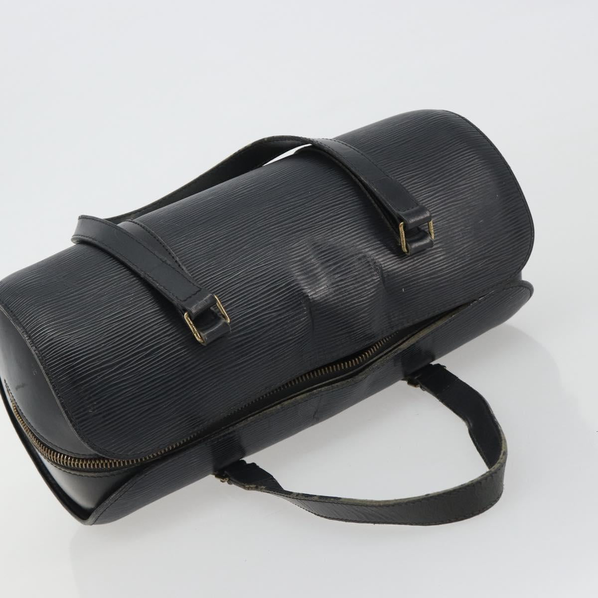 LOUIS VUITTON Epi Soufflot Hand Bag Black M52222 LV Auth 190634