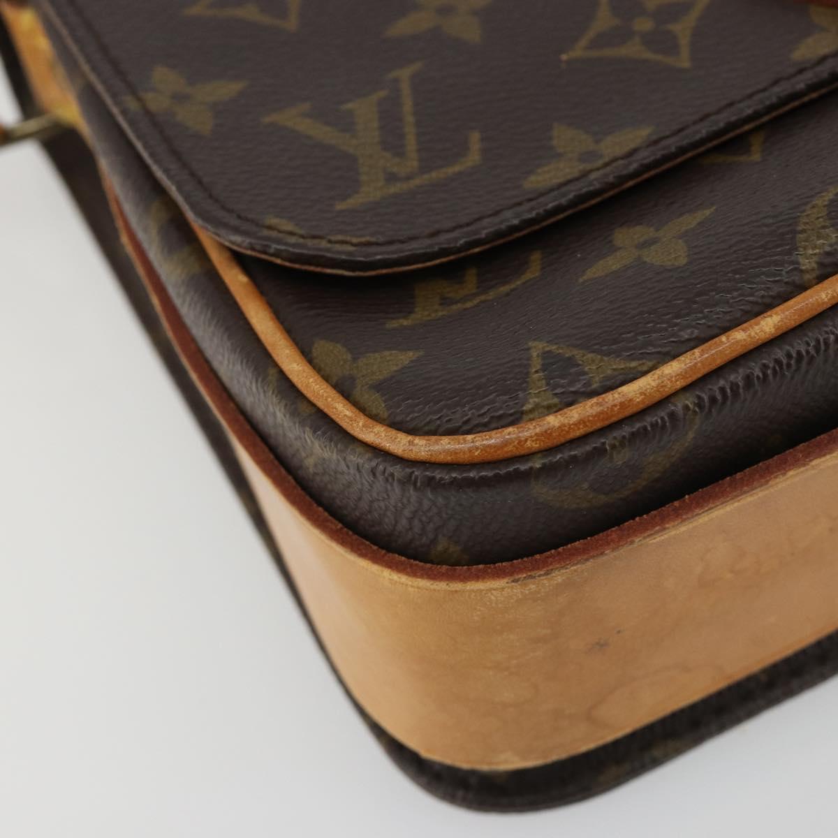 LOUIS VUITTON Monogram Cartouchiere MM Shoulder Bag M51253 LV Auth 190636