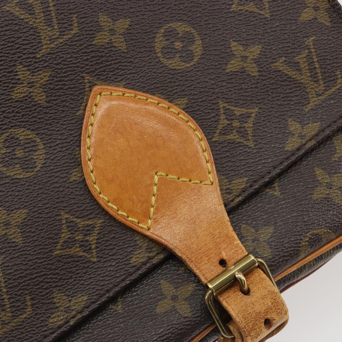 LOUIS VUITTON Monogram Cartouchiere MM Shoulder Bag M51253 LV Auth 190636