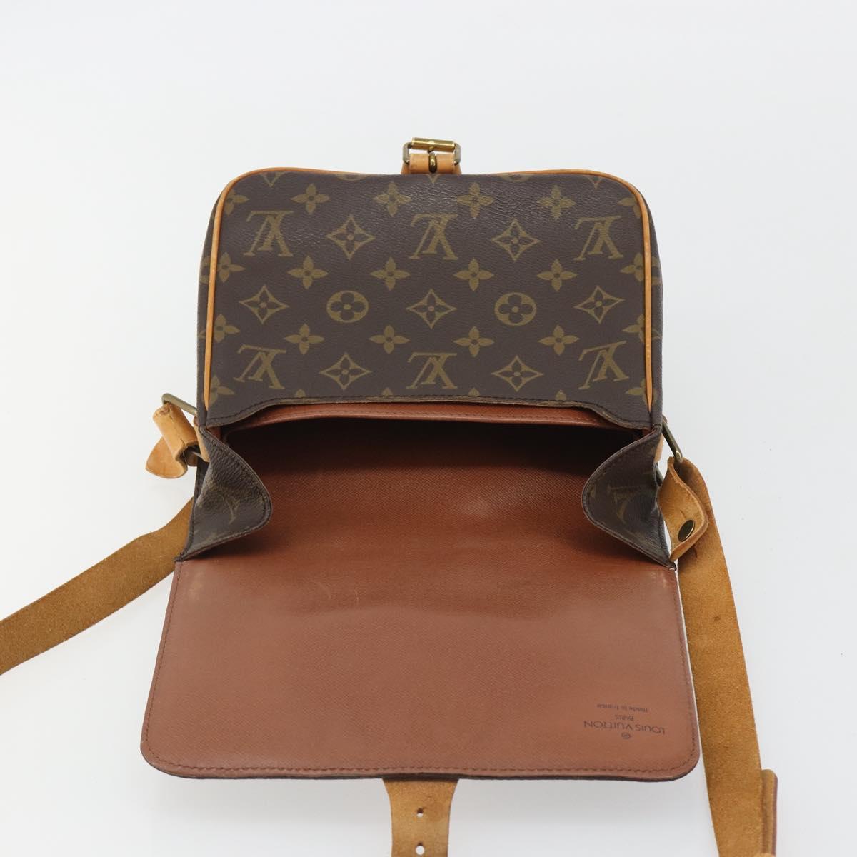 LOUIS VUITTON Monogram Cartouchiere MM Shoulder Bag M51253 LV Auth 190636