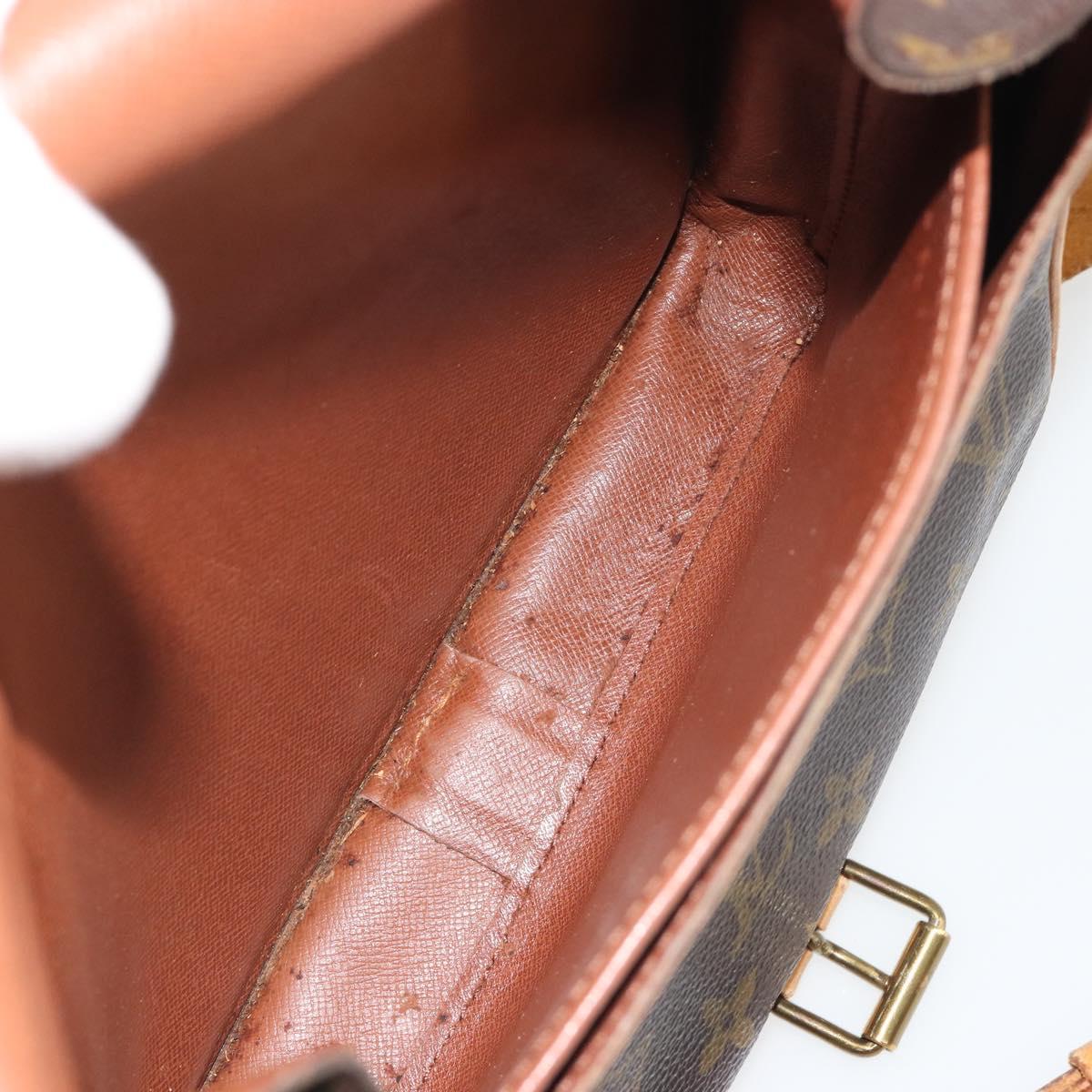 LOUIS VUITTON Monogram Cartouchiere MM Shoulder Bag M51253 LV Auth 190636