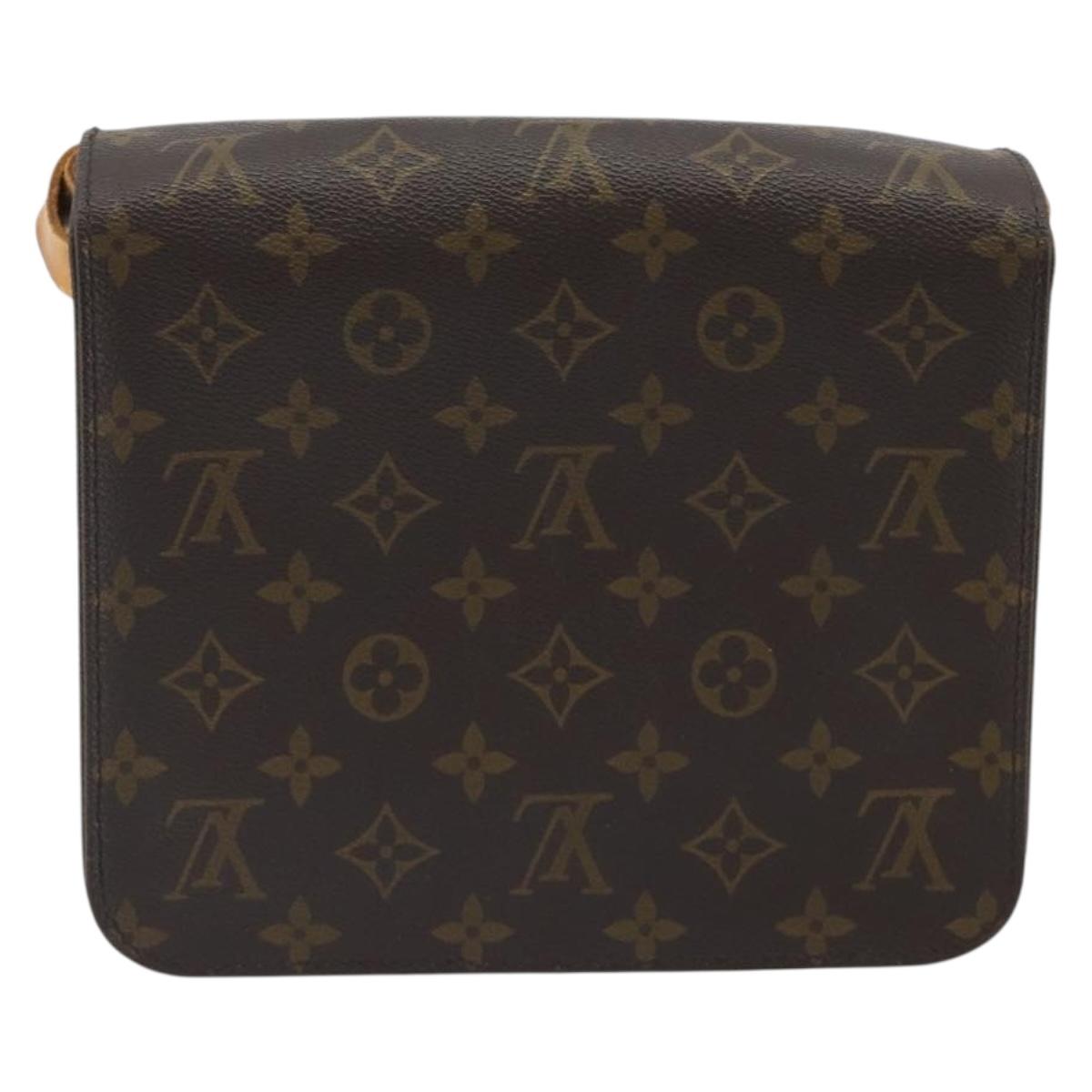 LOUIS VUITTON Monogram Cartouchiere MM Shoulder Bag M51253 LV Auth 190636