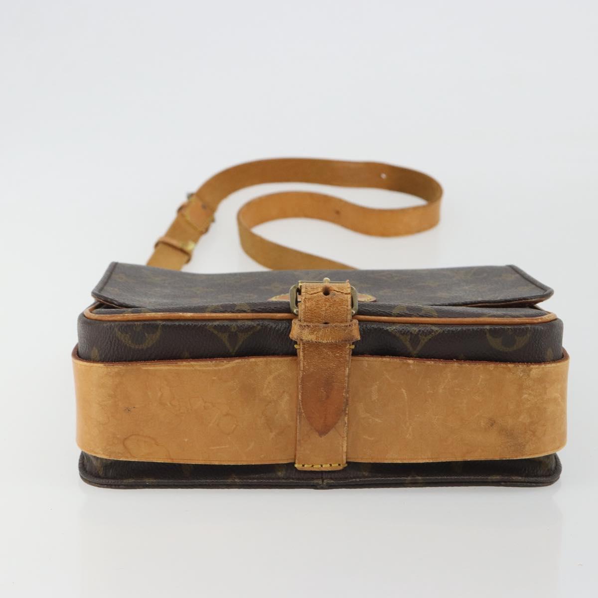 LOUIS VUITTON Monogram Cartouchiere MM Shoulder Bag M51253 LV Auth 190636