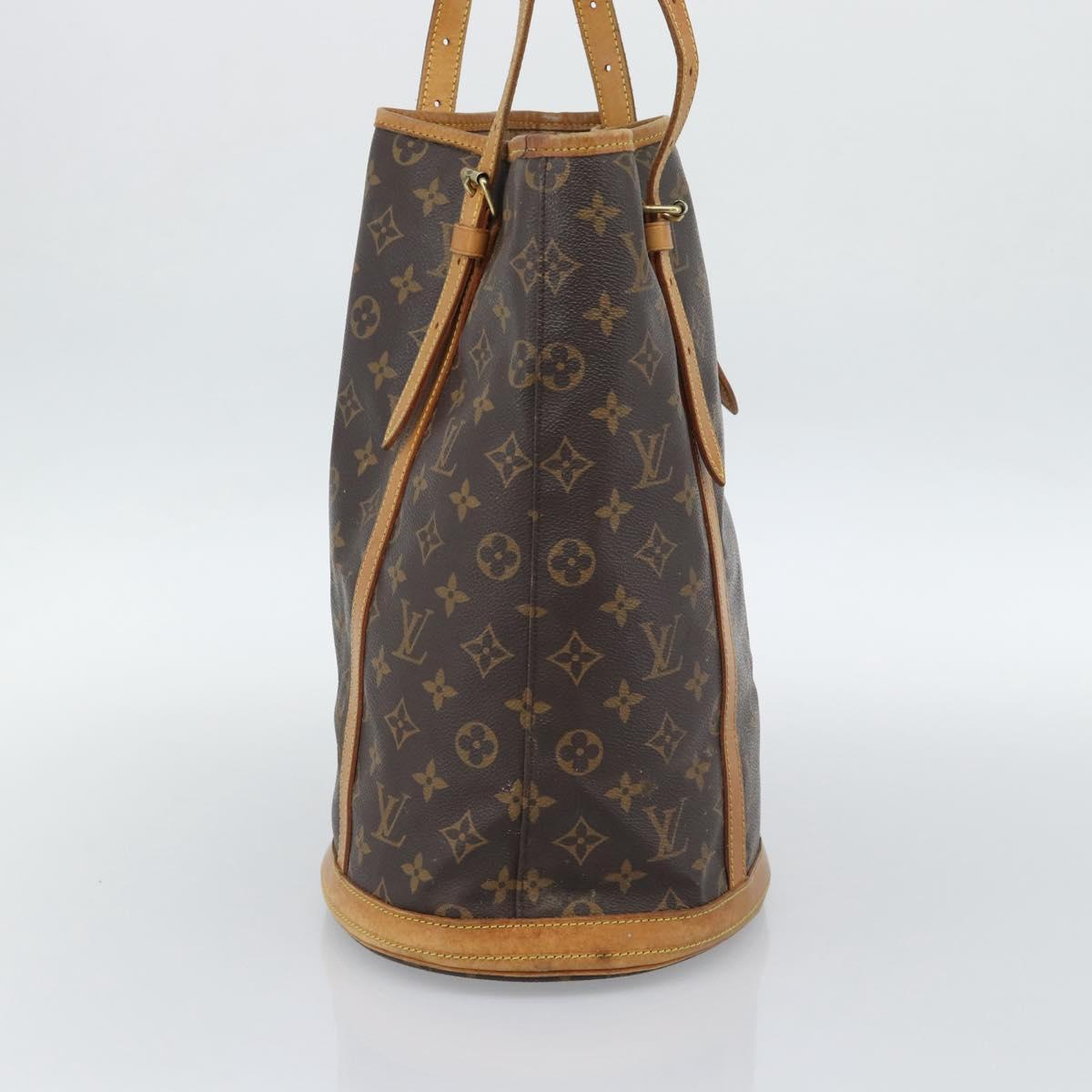 LOUIS VUITTON Monogram Bucket GM Shoulder Bag M42236 LV Auth 190639