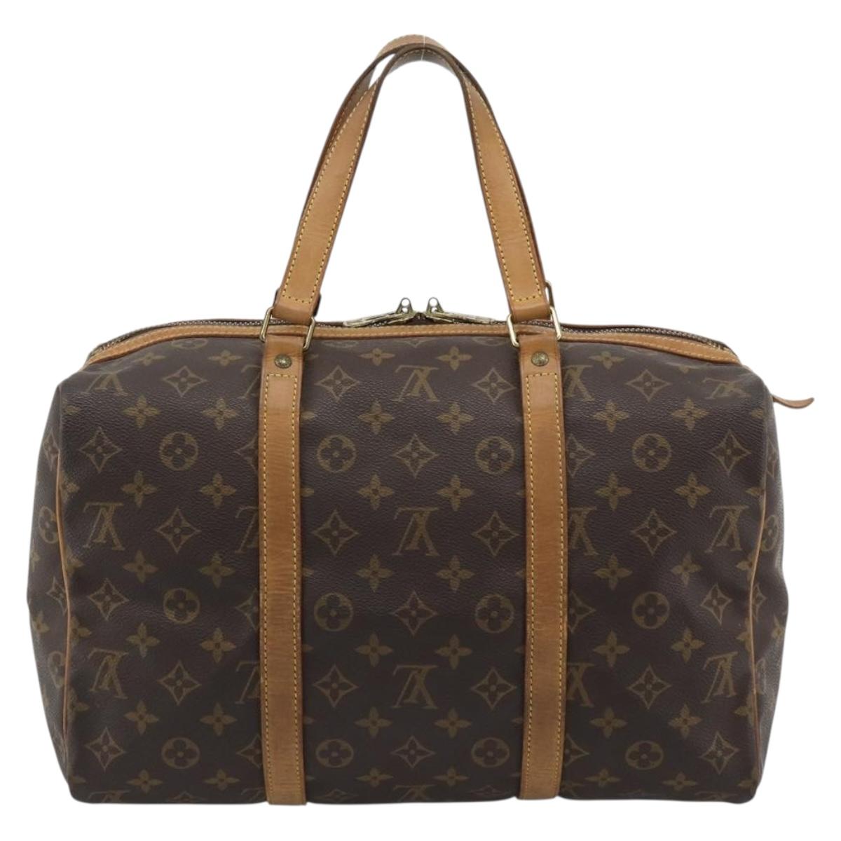 LOUIS VUITTON Monogram Sac Souple 35 Boston Bag M41626 LV Auth 190642