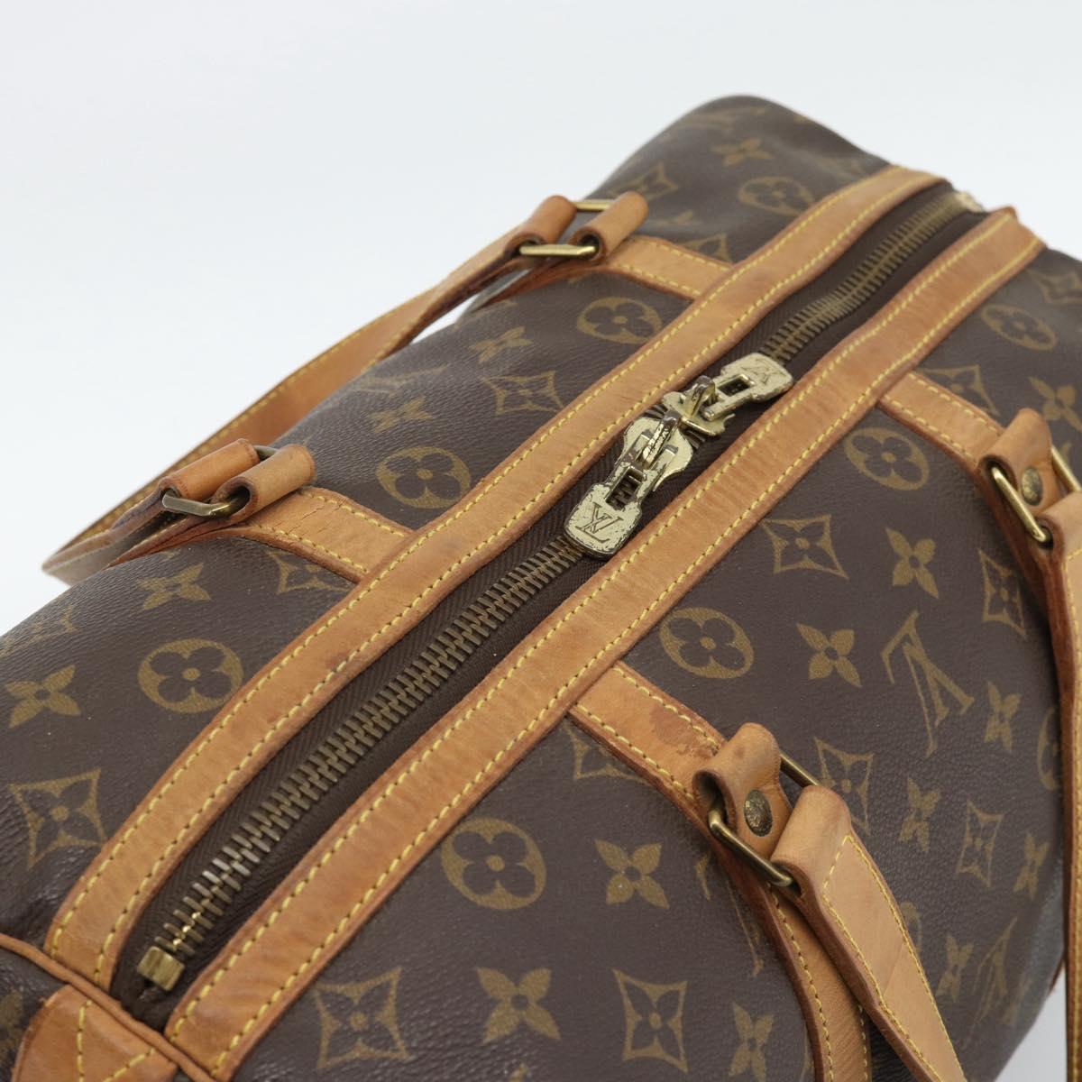 LOUIS VUITTON Monogram Sac Souple 35 Boston Bag M41626 LV Auth 190642