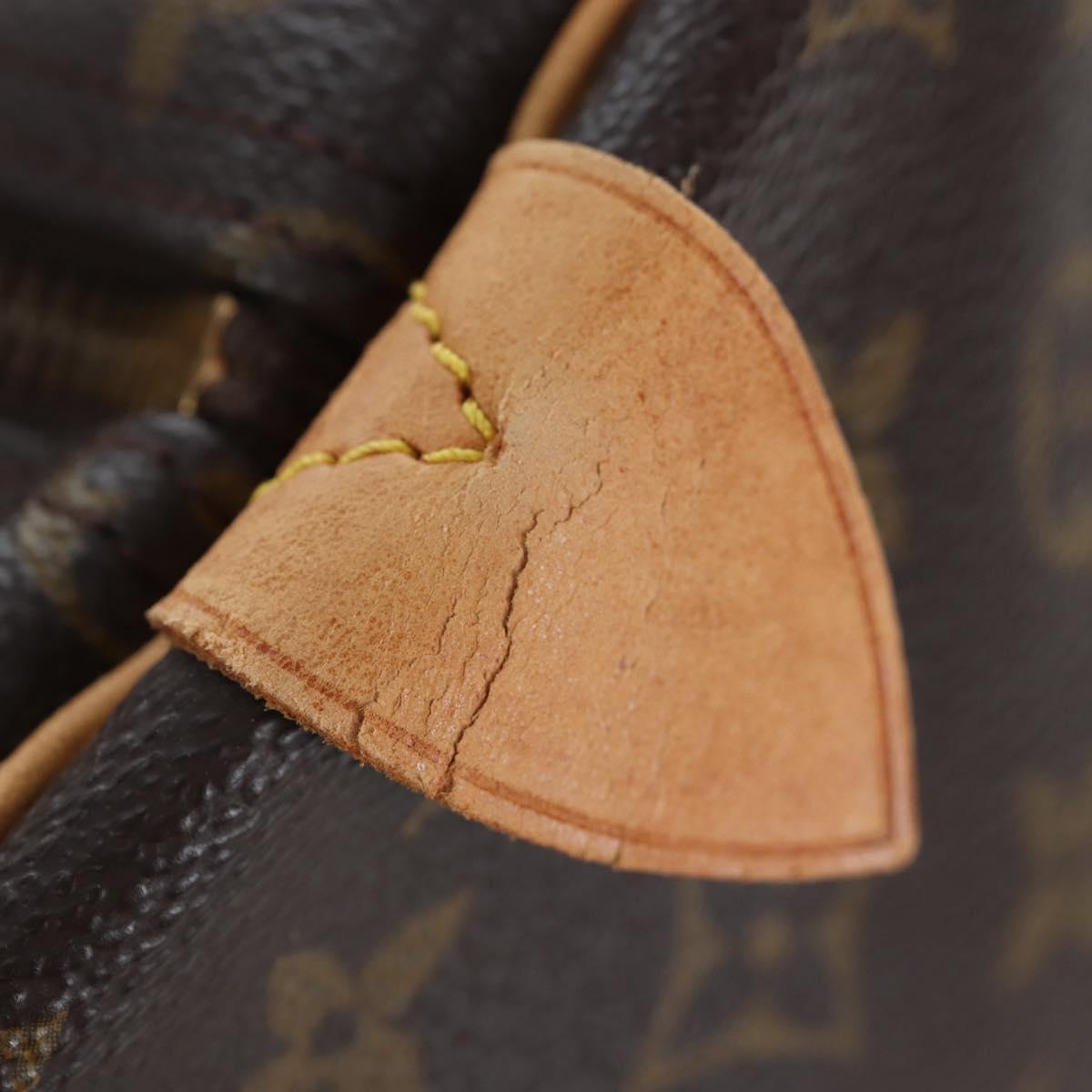 LOUIS VUITTON Monogram Keepall 55 Boston Bag M41424 LV Auth 190643A