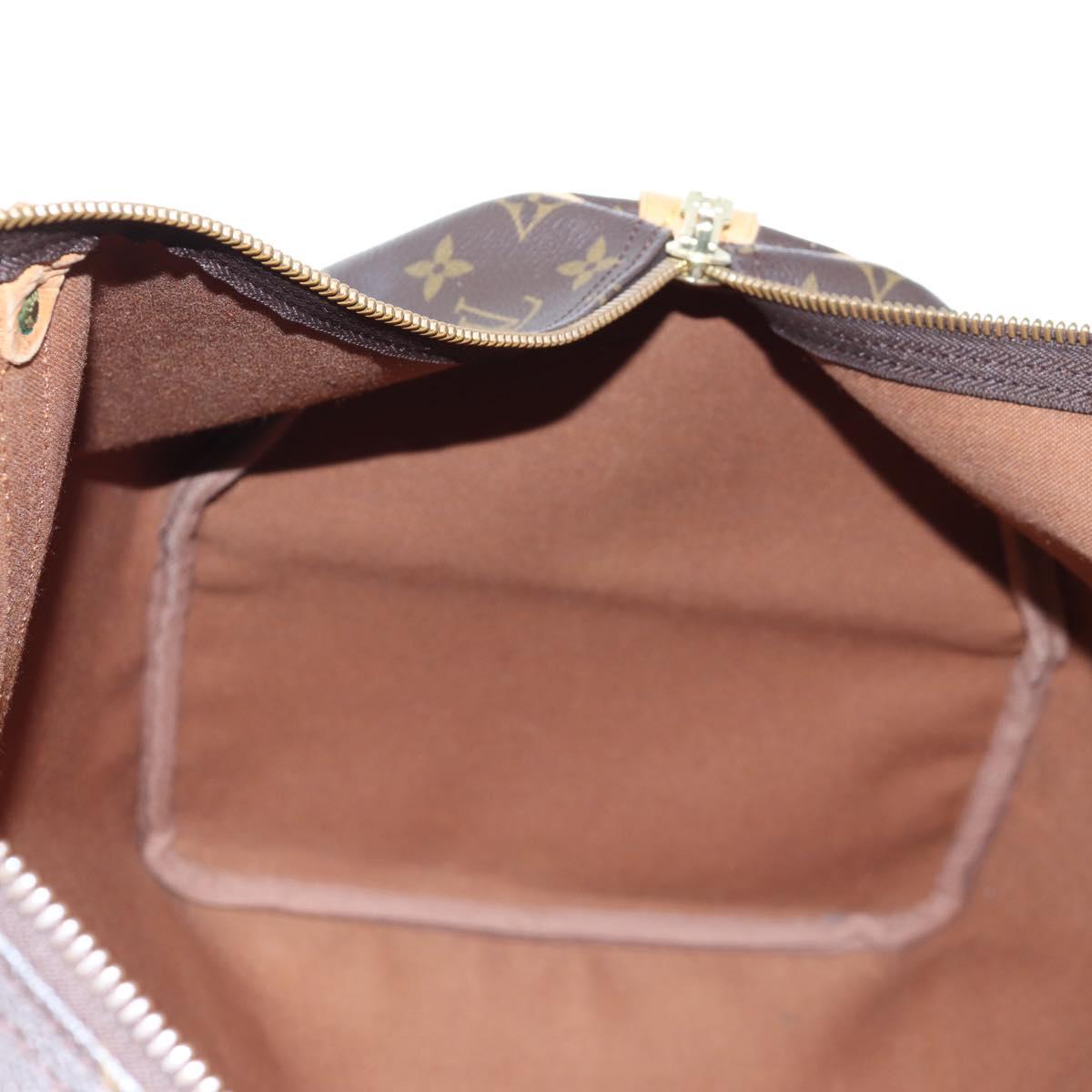 LOUIS VUITTON Monogram Keepall 55 Boston Bag M41424 LV Auth 190643A