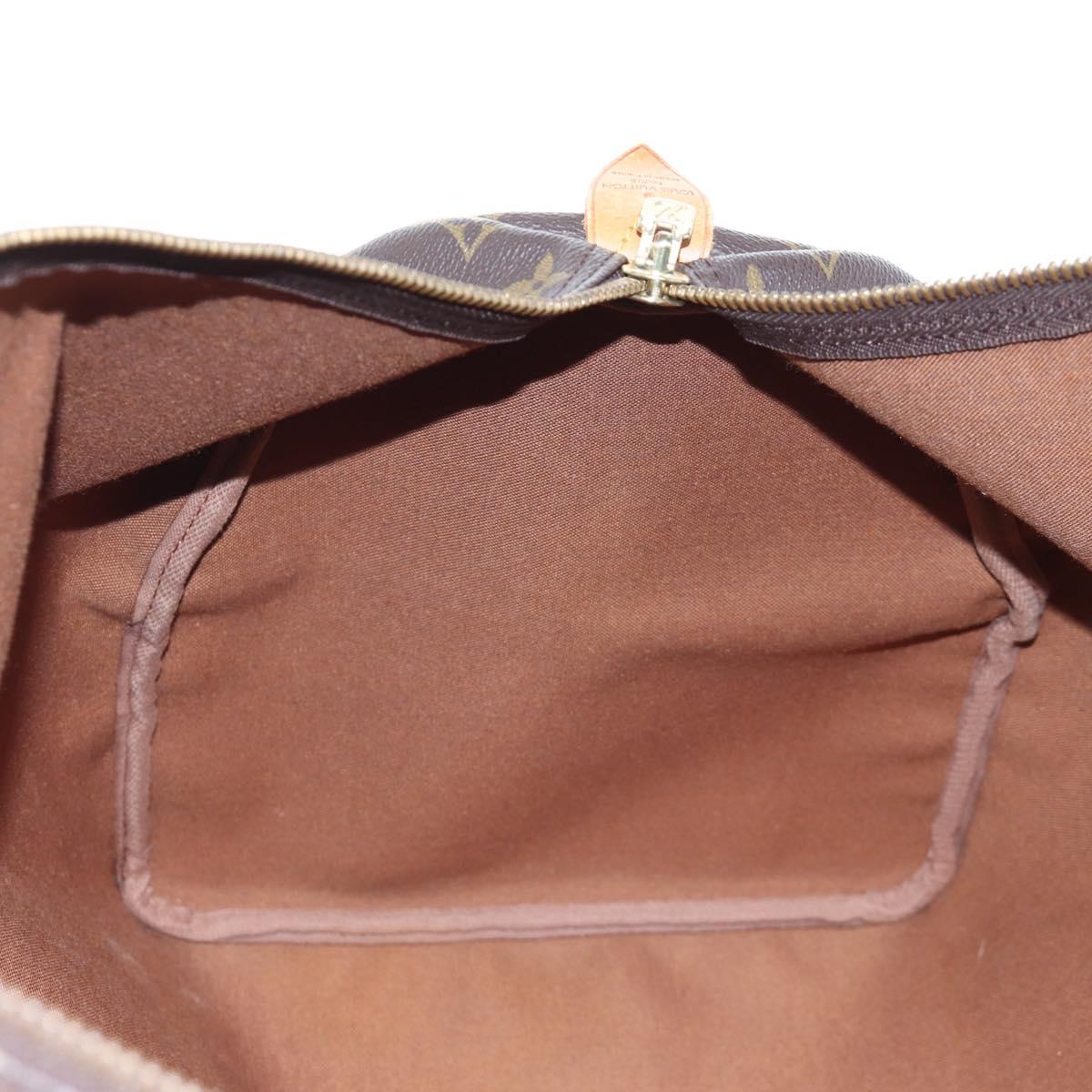 LOUIS VUITTON Monogram Keepall 55 Boston Bag M41424 LV Auth 190643A
