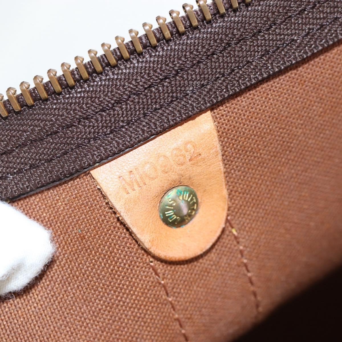LOUIS VUITTON Monogram Keepall 55 Boston Bag M41424 LV Auth 190643A