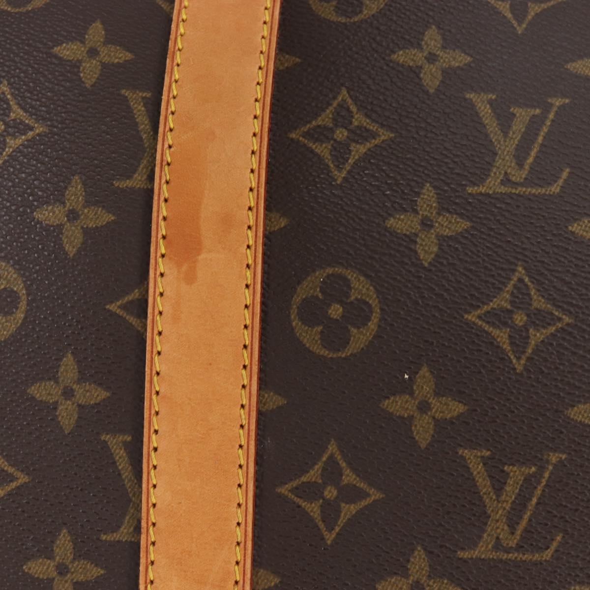 LOUIS VUITTON Monogram Keepall 55 Boston Bag M41424 LV Auth 190643A