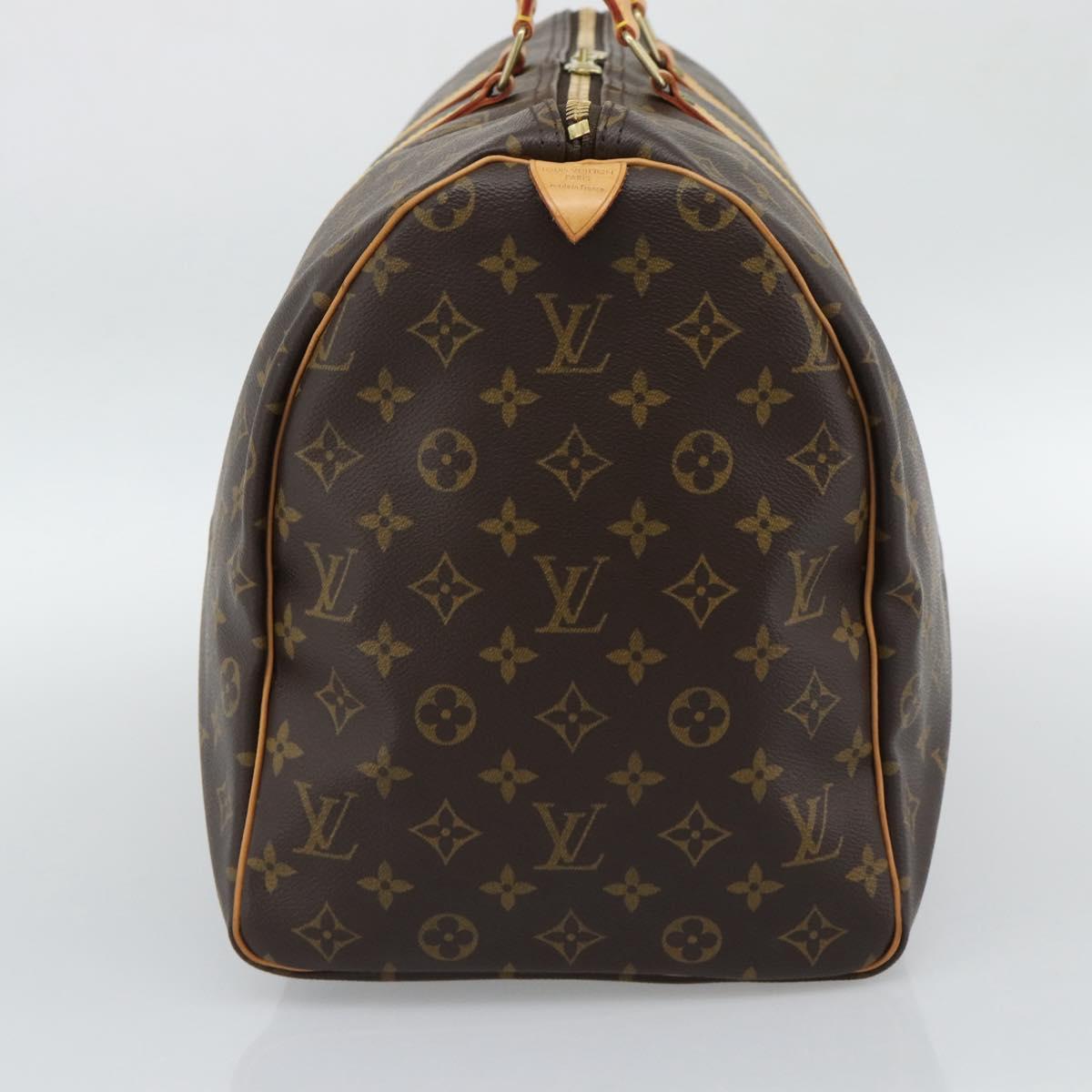 LOUIS VUITTON Monogram Keepall 50 Boston Bag M41426 LV Auth 190644