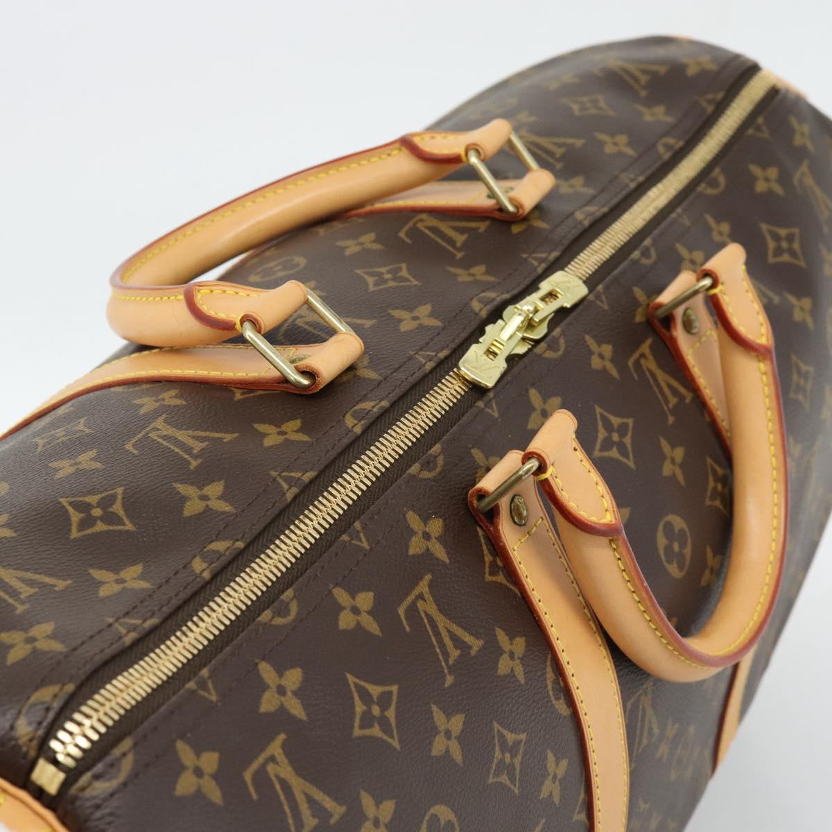LOUIS VUITTON Monogram Keepall 50 Boston Bag M41426 LV Auth 190644