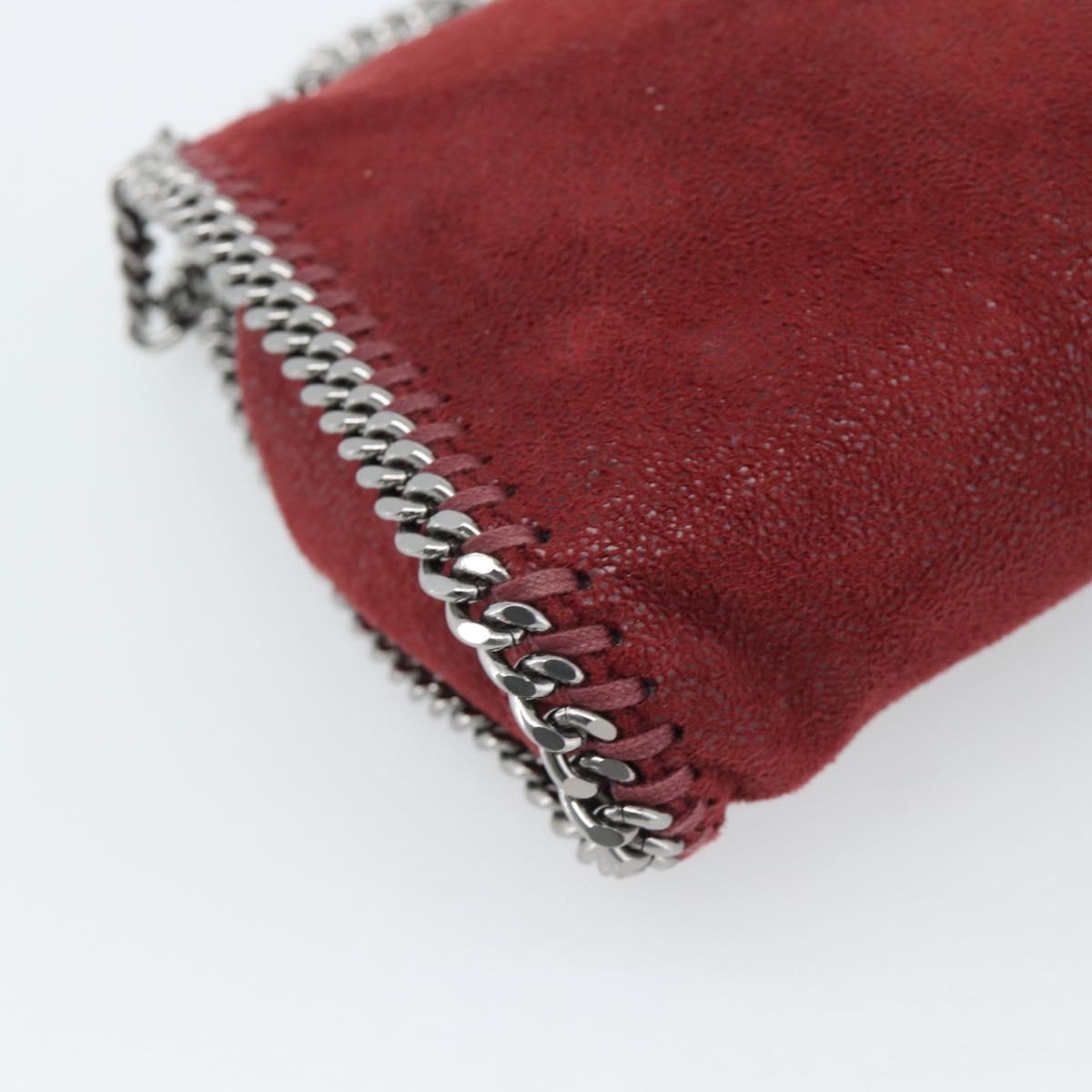 Stella MacCartney Chain Falabella Tiny Bag Polyester 2way Bordeaux Auth 190646A