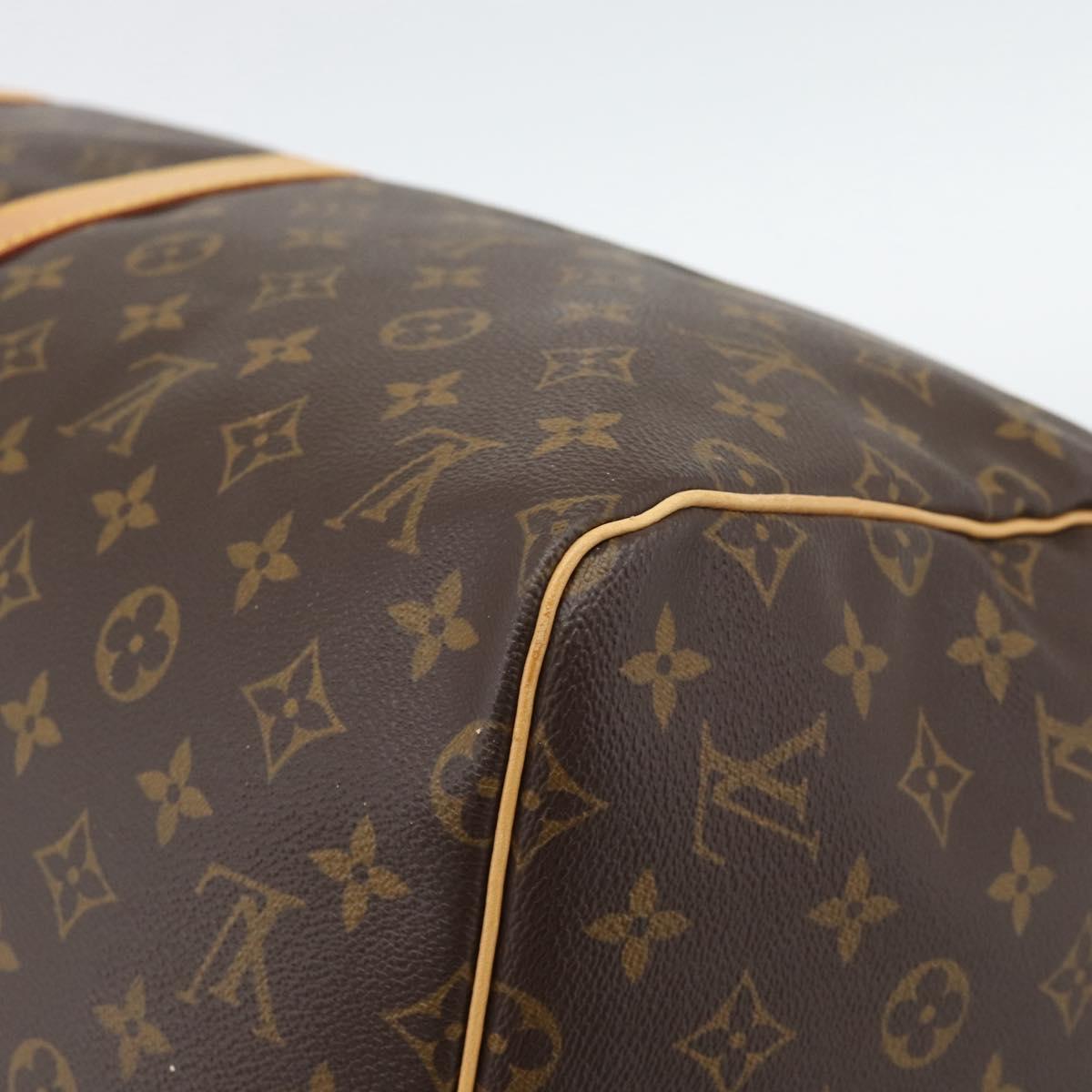 LOUIS VUITTON Monogram Keepall 55 Boston Bag M41424 LV Auth 190647A
