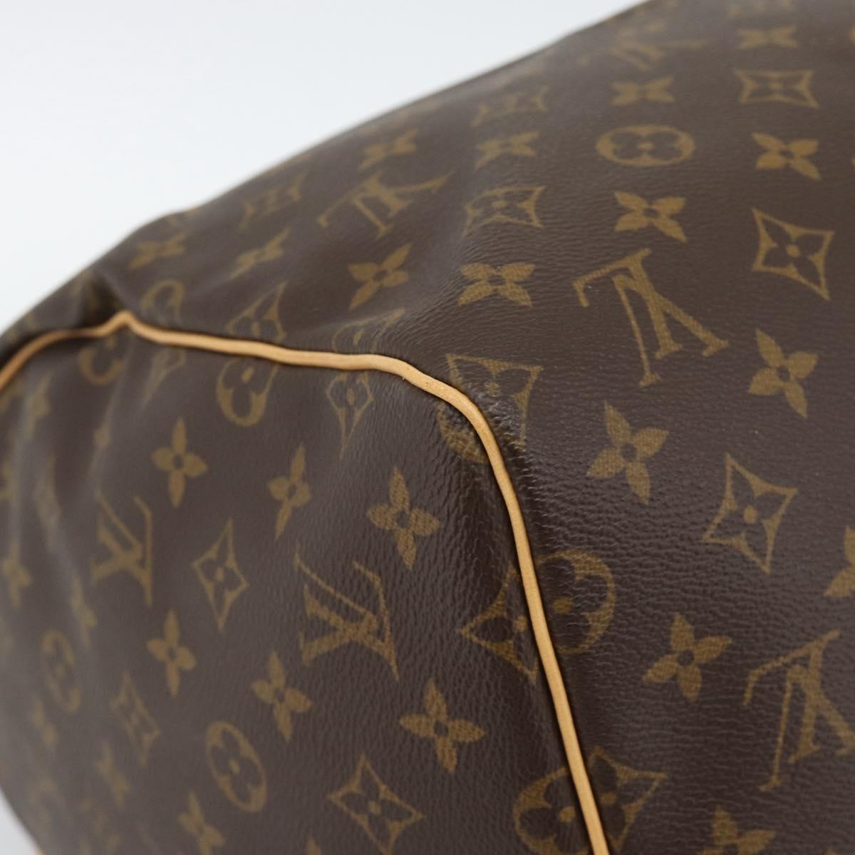 LOUIS VUITTON Monogram Keepall 55 Boston Bag M41424 LV Auth 190647A