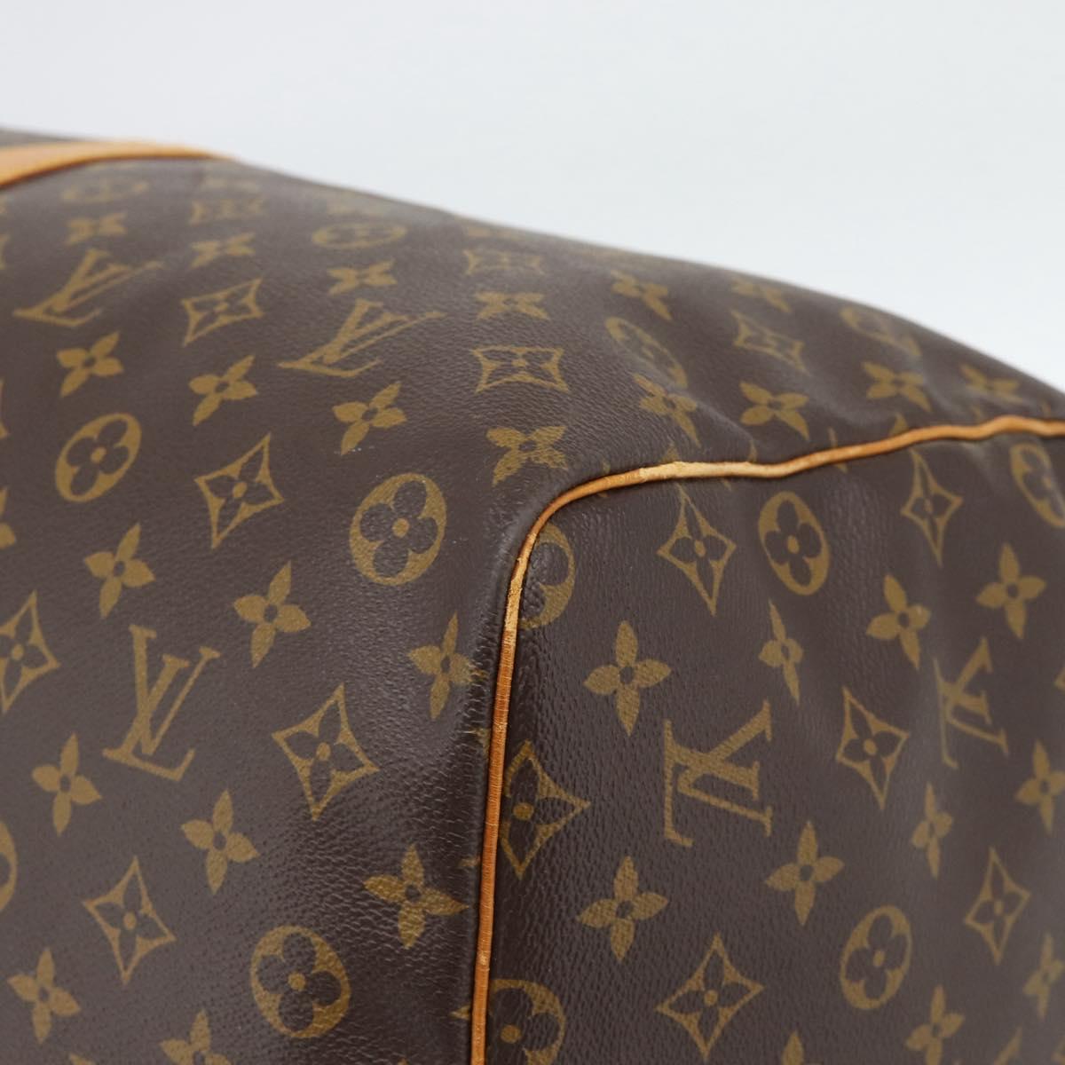 LOUIS VUITTON Monogram Keepall 60 Boston Bag M41422 LV Auth 190648