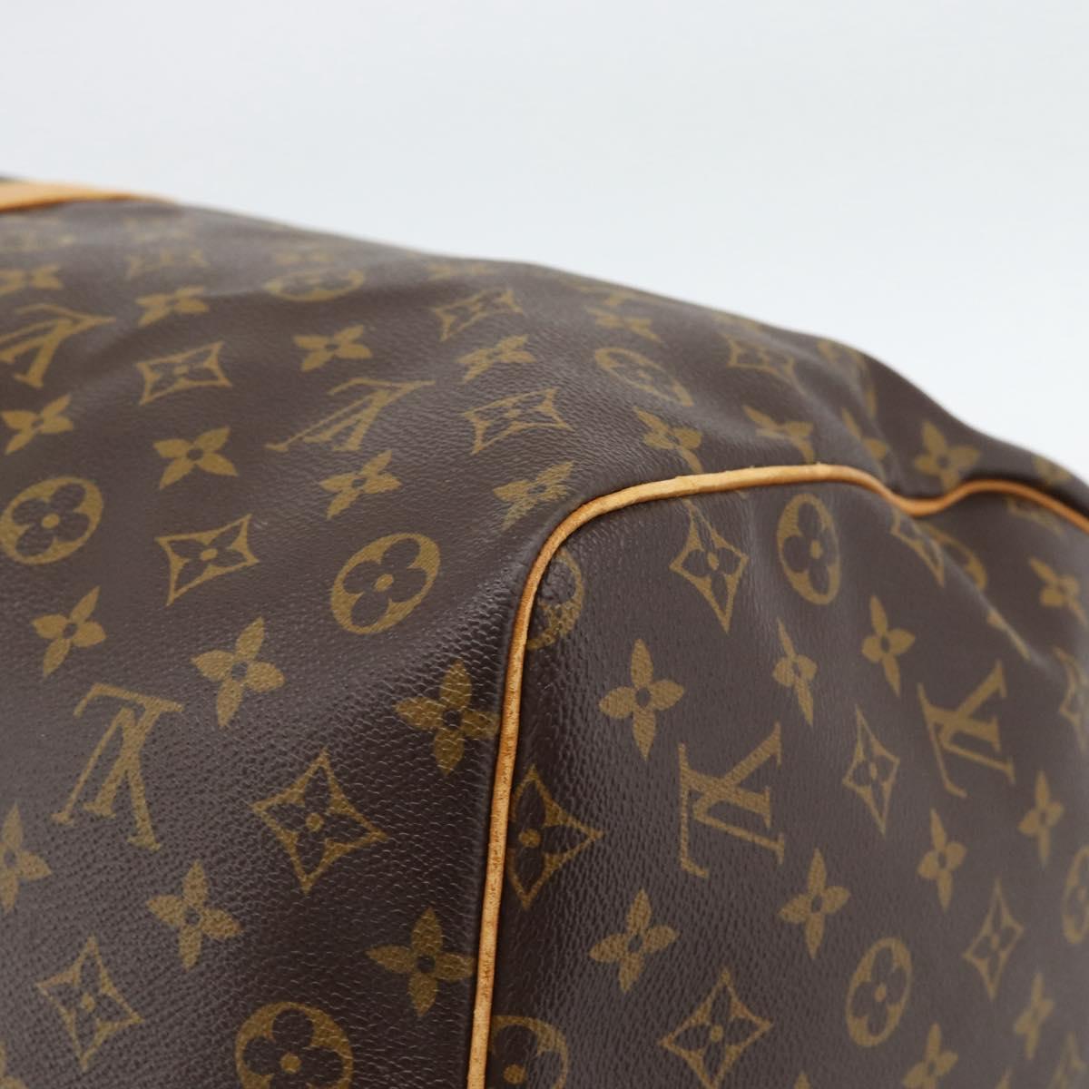 LOUIS VUITTON Monogram Keepall 60 Boston Bag M41422 LV Auth 190648