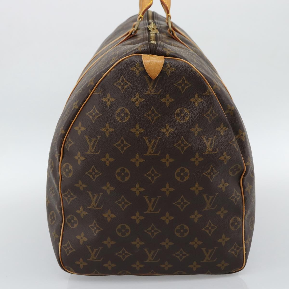 LOUIS VUITTON Monogram Keepall 60 Boston Bag M41422 LV Auth 190648