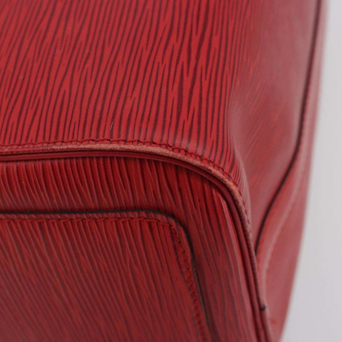 LOUIS VUITTON Epi Speedy 35 Hand Bag Castilian Red M42997 LV Auth 190649A