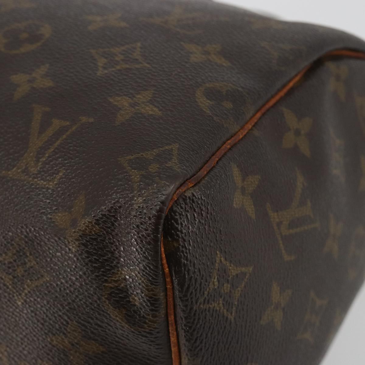 LOUIS VUITTON Monogram Speedy 25 Hand Bag M41528 LV Auth 190651