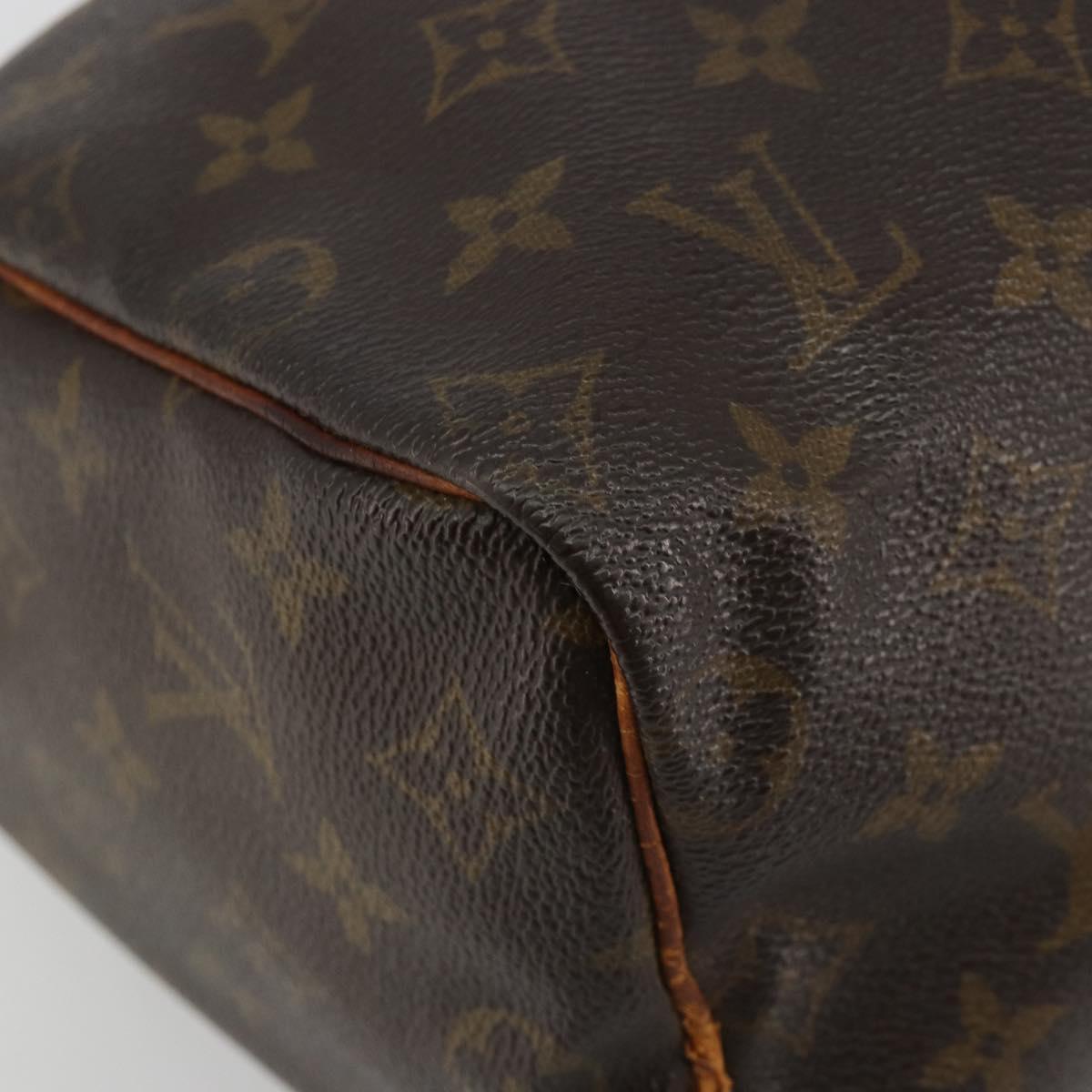 LOUIS VUITTON Monogram Speedy 25 Hand Bag M41528 LV Auth 190651
