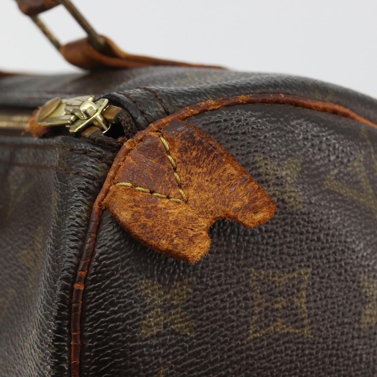LOUIS VUITTON Monogram Speedy 25 Hand Bag M41528 LV Auth 190651