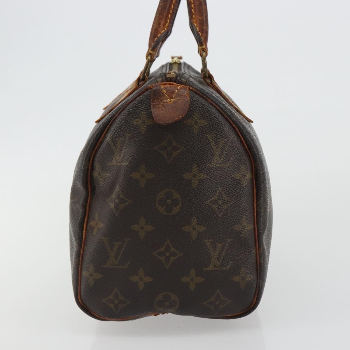 LOUIS VUITTON Monogram Speedy 25 Hand Bag M41528 LV Auth 190651