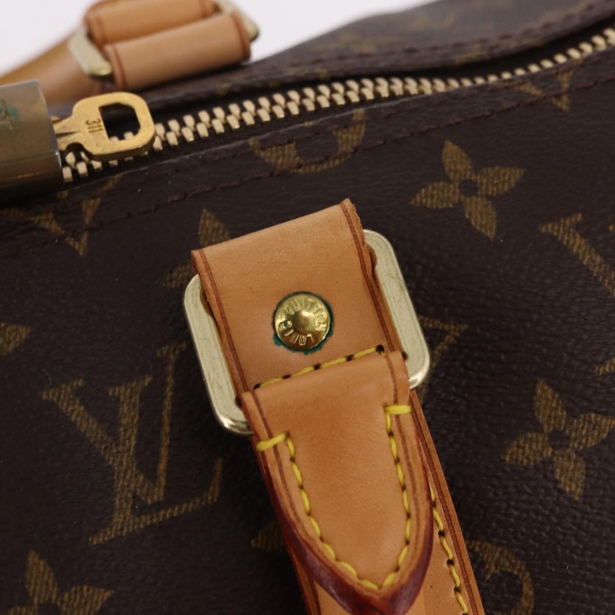 LOUIS VUITTON Monogram Keepall 50 Boston Bag M41426 LV Auth 190654A