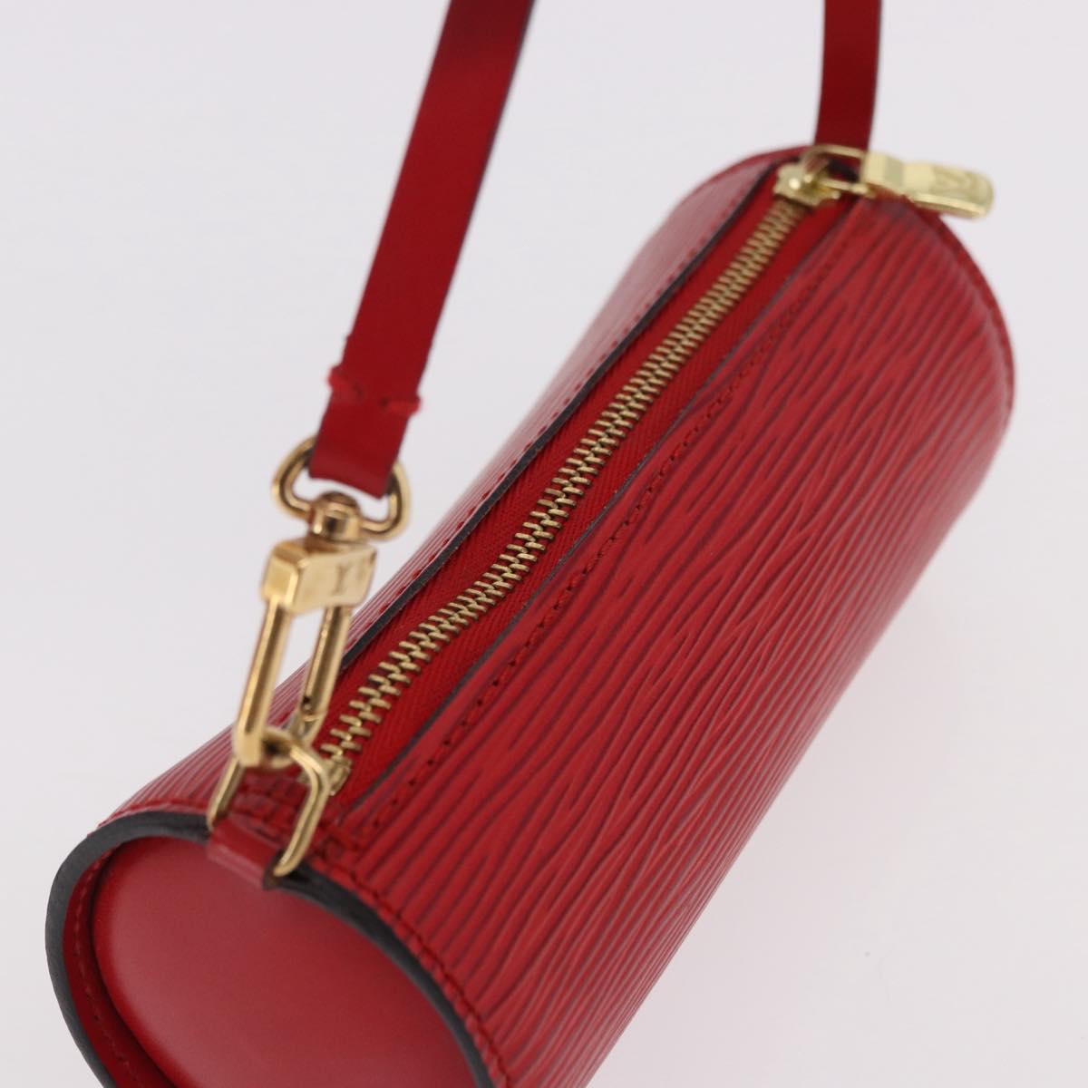 LOUIS VUITTON Epi Soufflot Hand Bag Red M52227 LV Auth 190657V