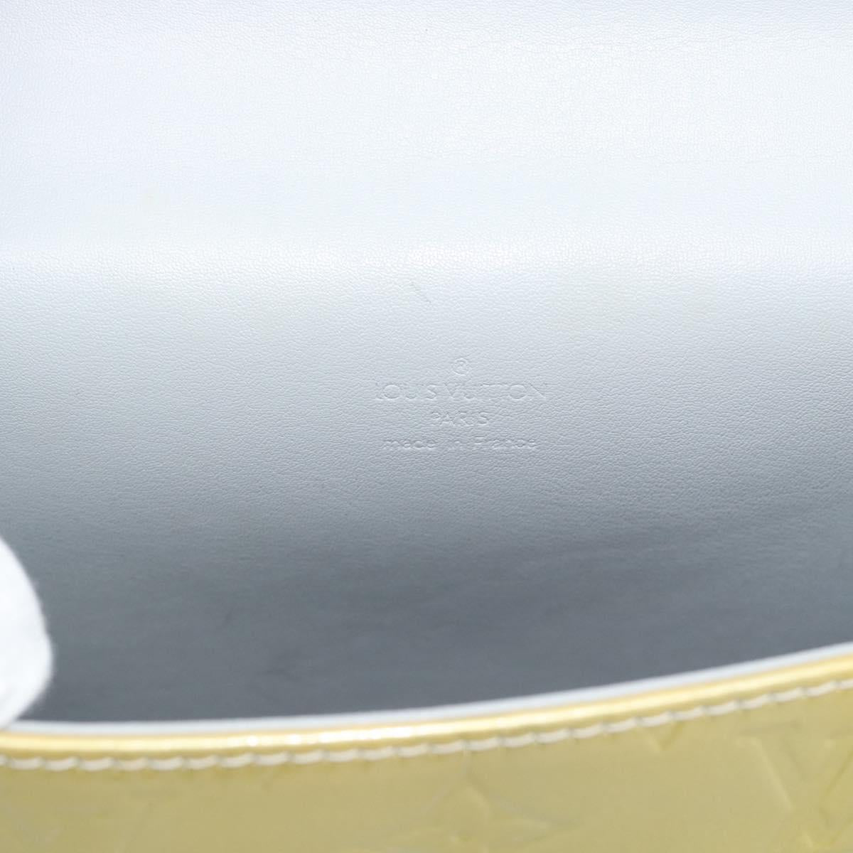 LOUIS VUITTON Monogram Vernis Spring street Hand Bag Gris M91029 LV Auth 190661
