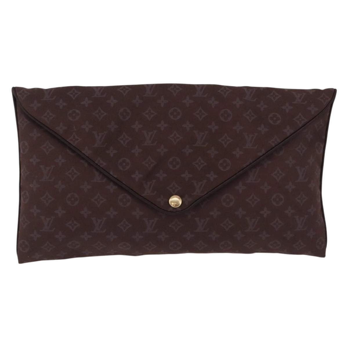 LOUIS VUITTON Monogram Mini Lin Voyage Travel Set Brown M99204 LV Auth 190669