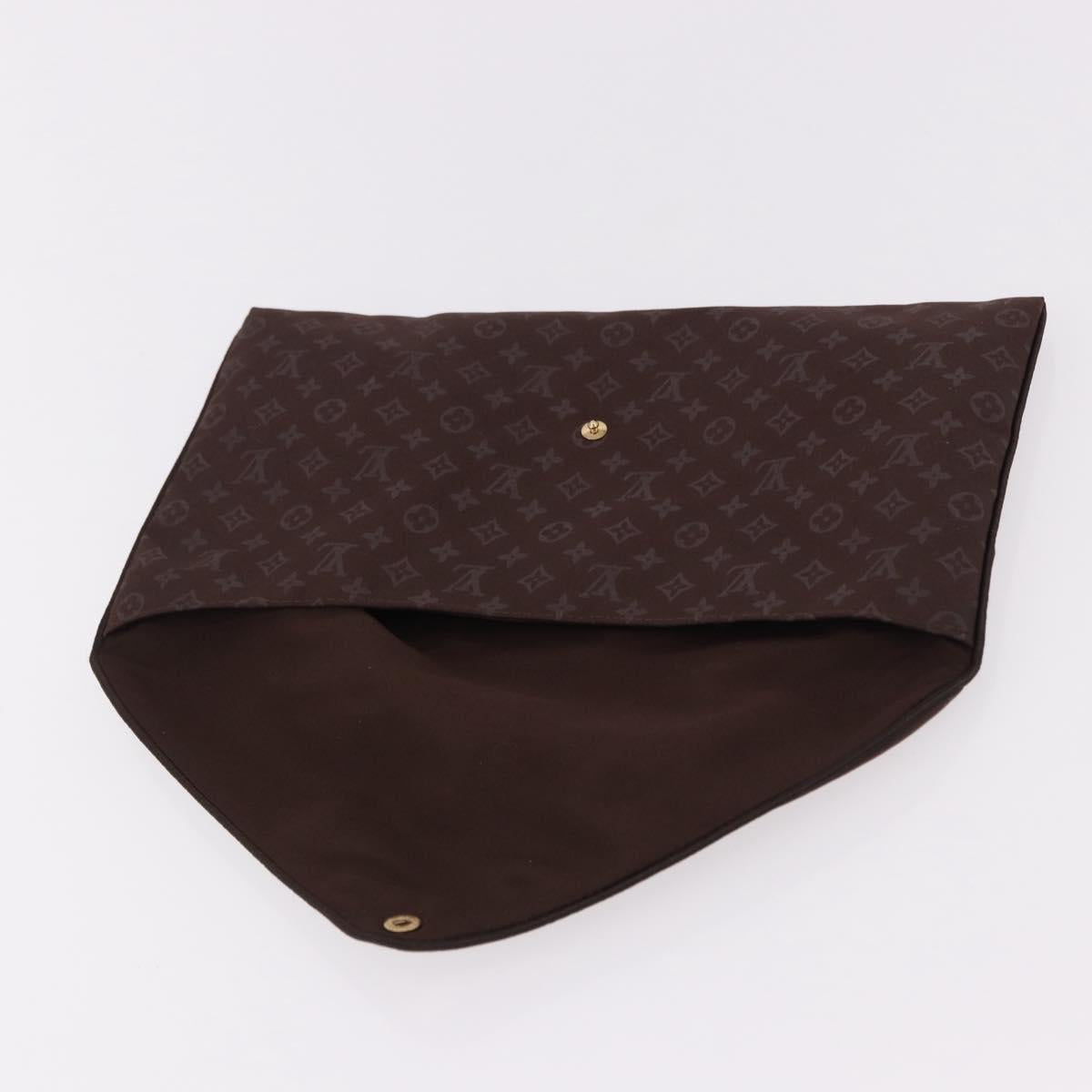 LOUIS VUITTON Monogram Mini Lin Voyage Travel Set Brown M99204 LV Auth 190669