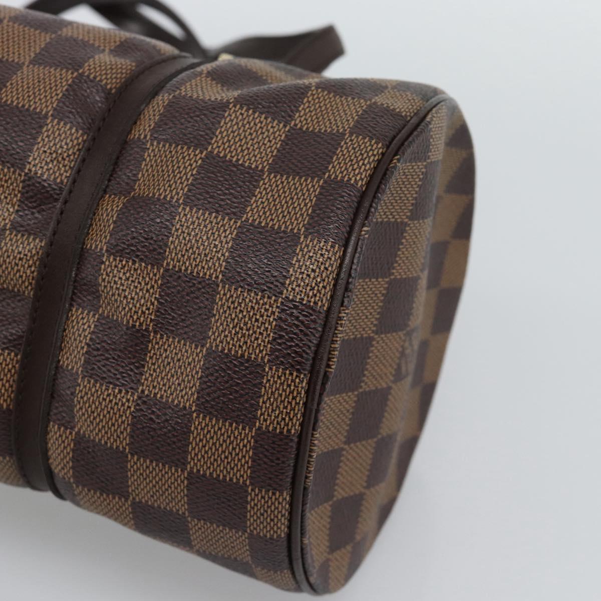 LOUIS VUITTON Damier Ebene Papillon 30 Hand Bag N51303 LV Auth 190670