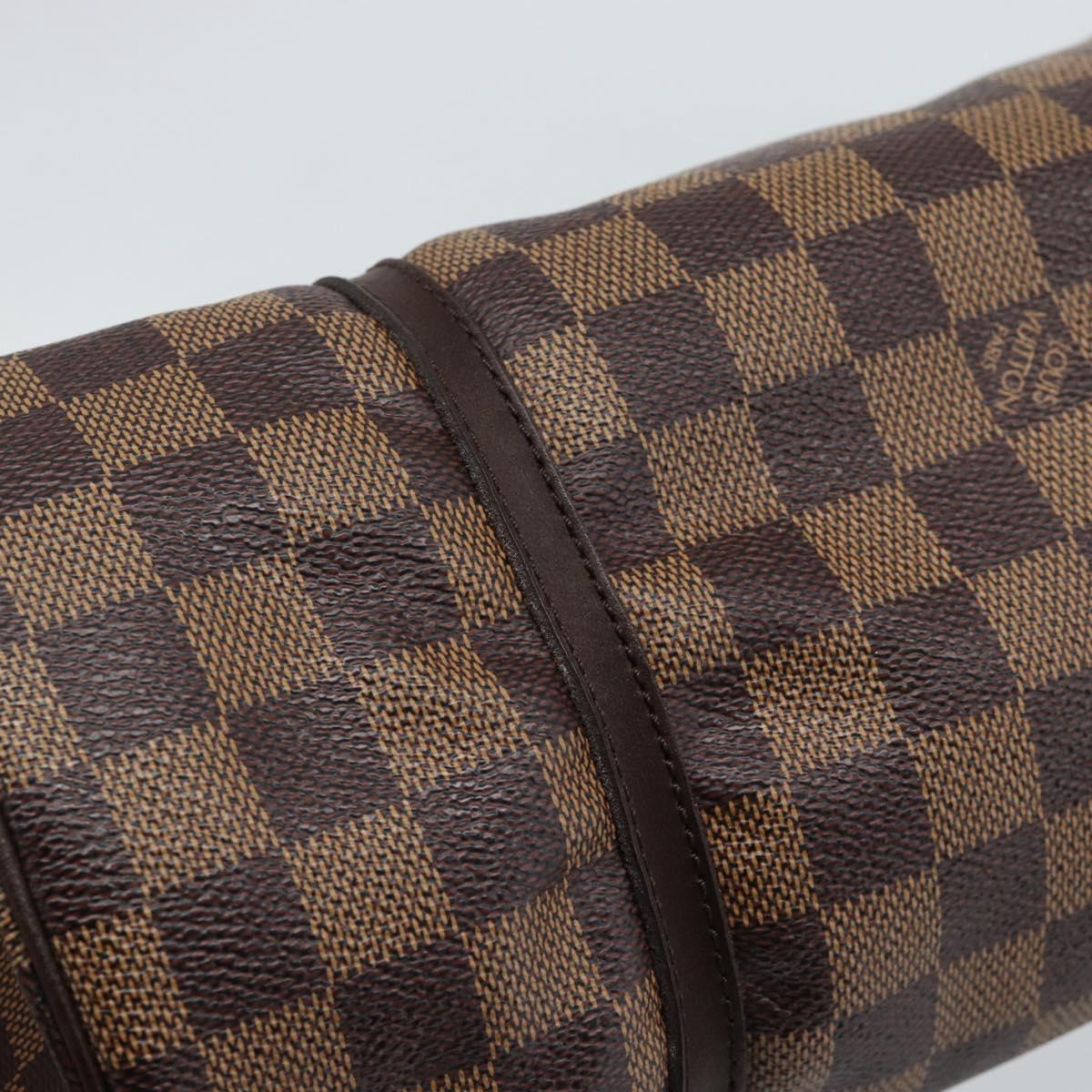 LOUIS VUITTON Damier Ebene Papillon 30 Hand Bag N51303 LV Auth 190670